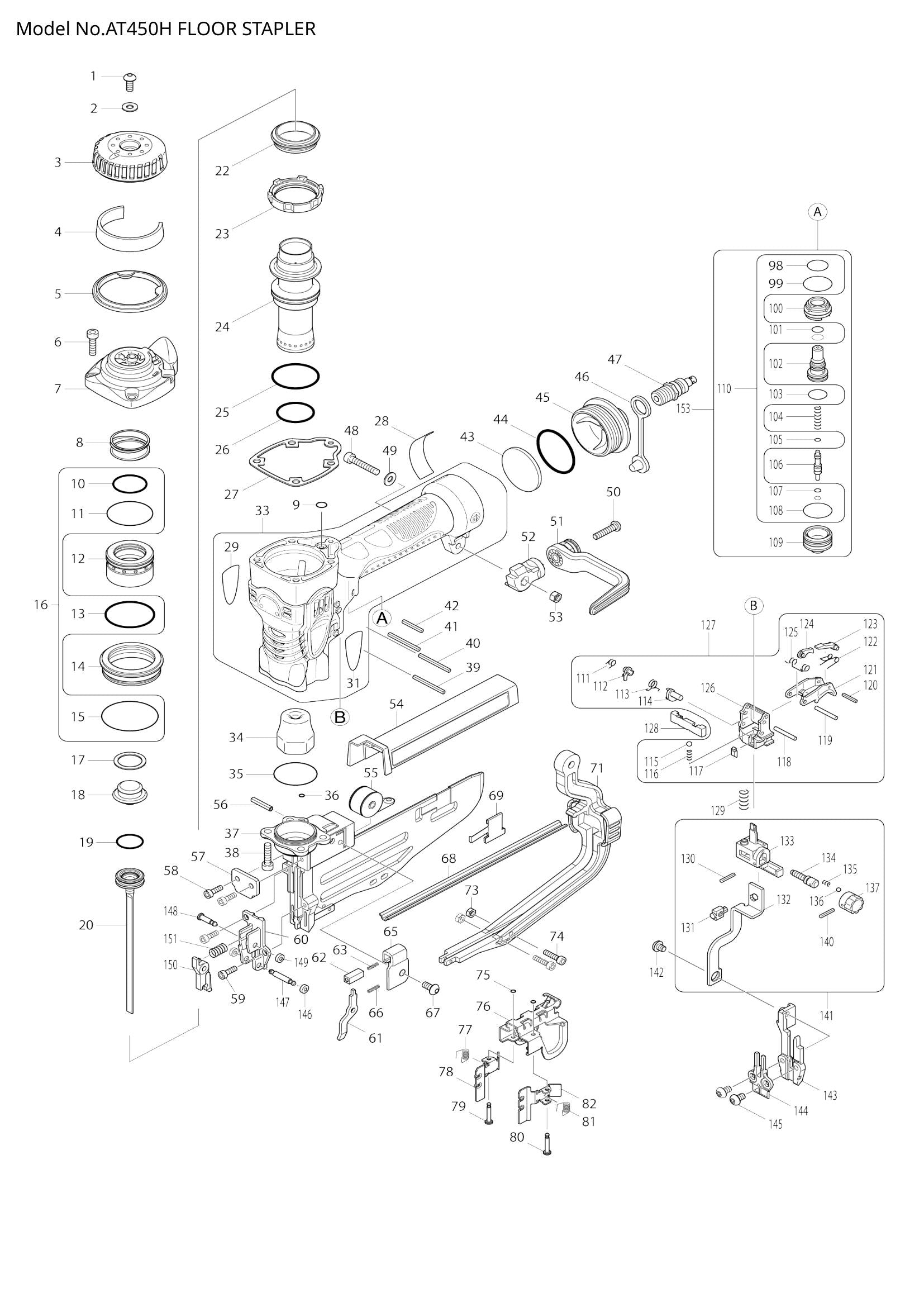 AT450H exploded view