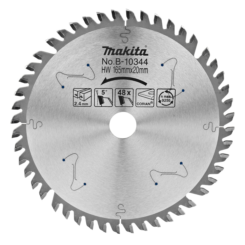 Makita Kreissägeblatt, Specialized T.C.T., 165 x 20 mm, 48 T
B-10344