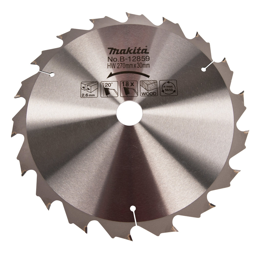 Makita B-12859 Circular saw blade, Standard T.C.T, 270 x 30 mm