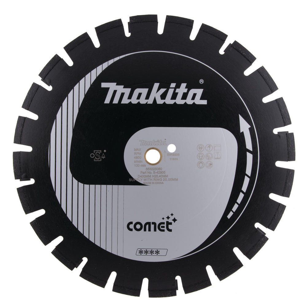 Makita B-42905 Diamanttrennscheibe Comet, 400 x 25,4 mm