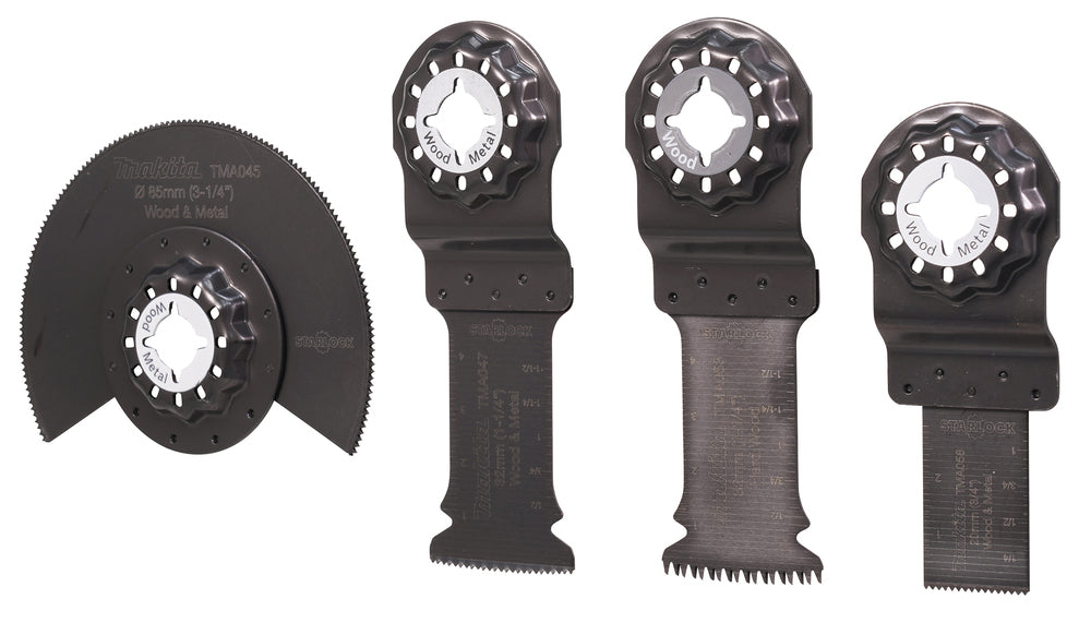 Makita B-67480 Multitool 4-teiliges Tauchschnitt-Set