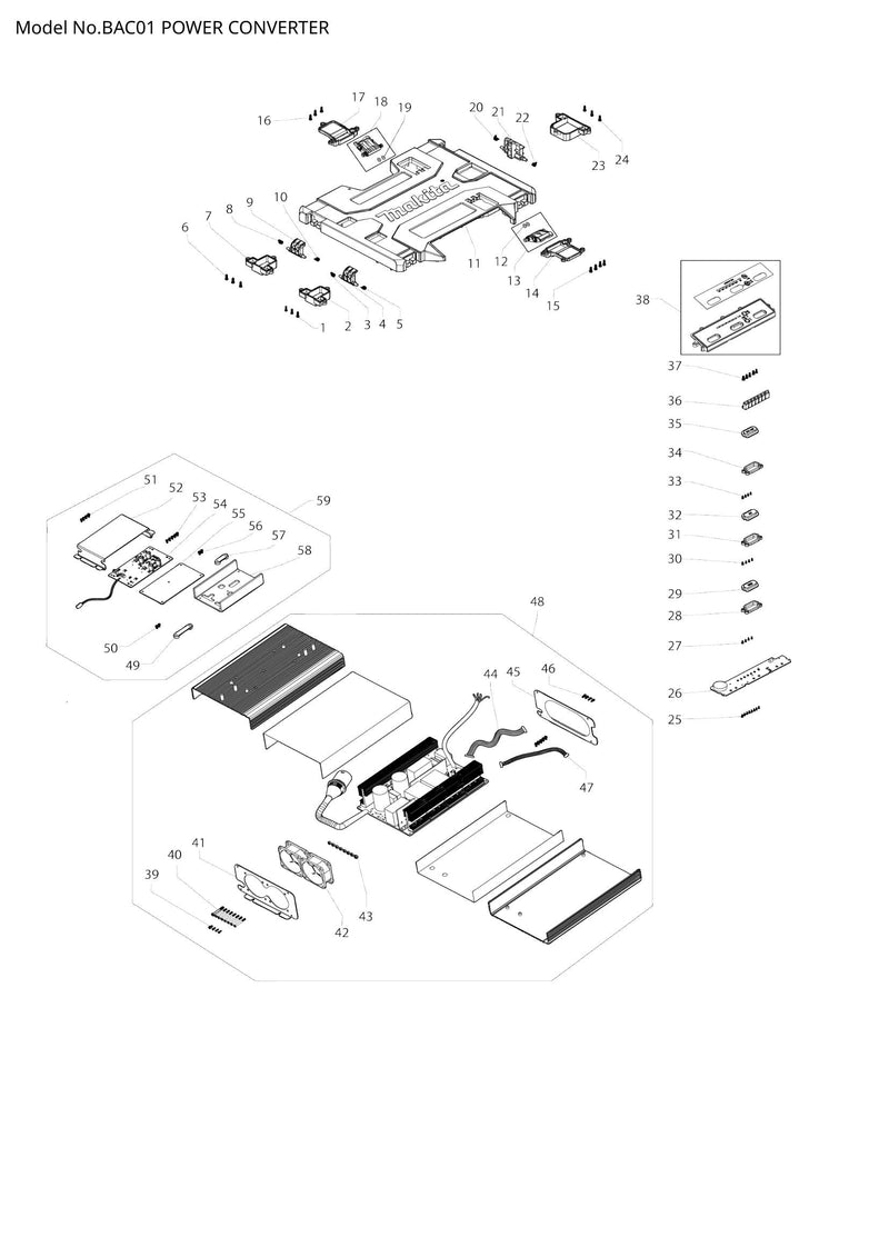 BAC01 exploded view