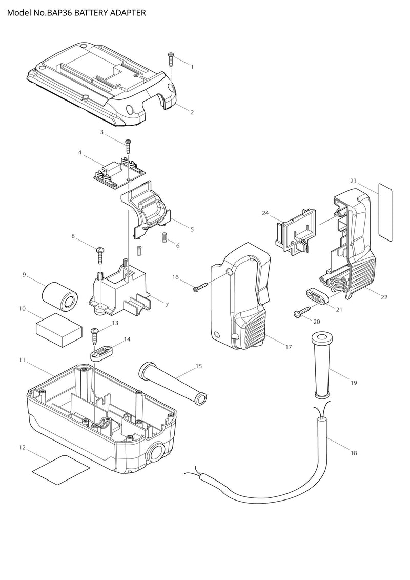 BAP36 exploded view