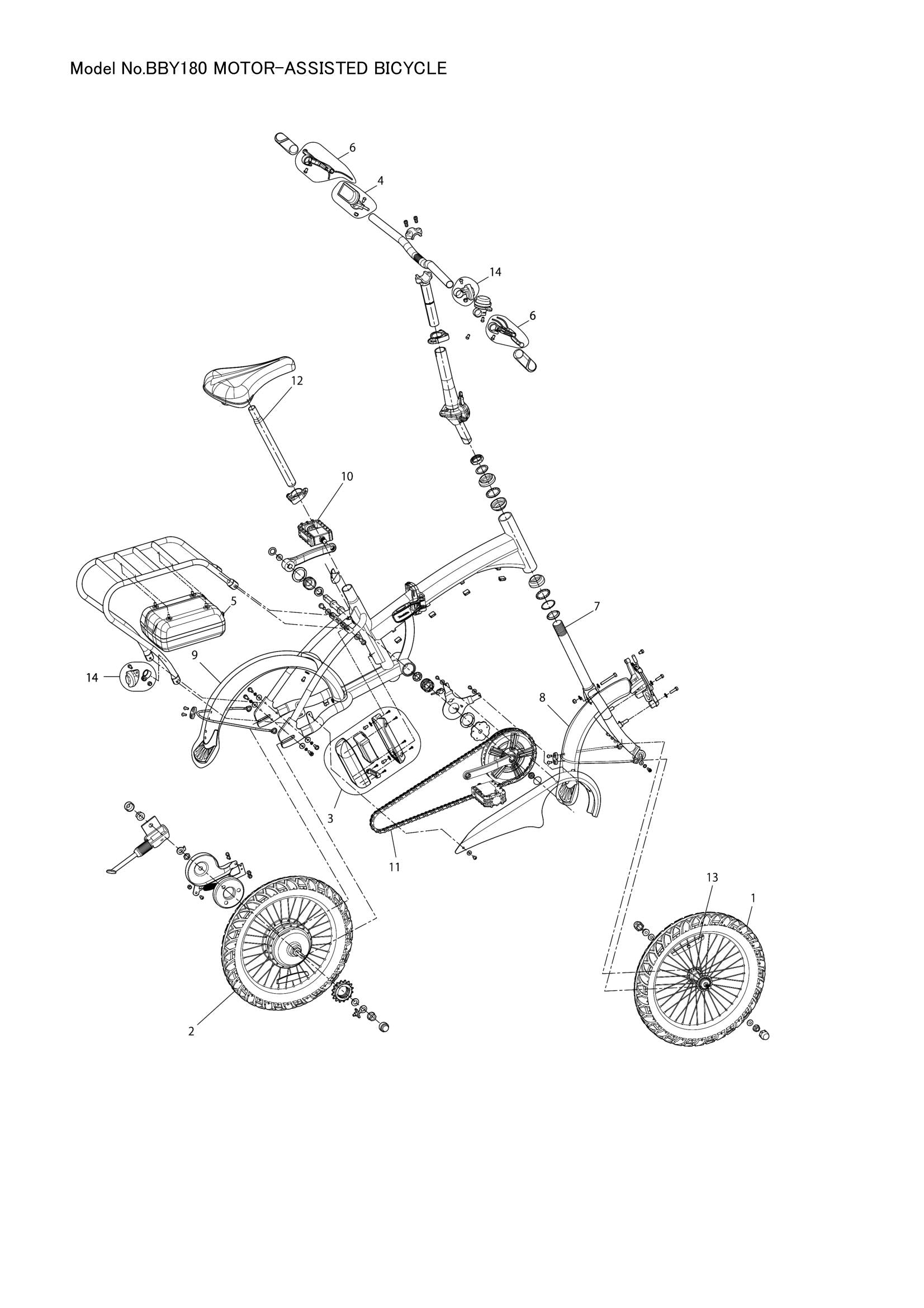 BBY180 exploded view