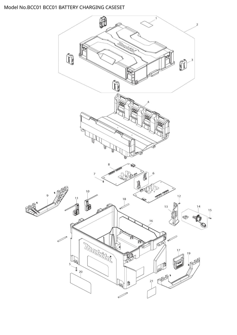 BCC01 exploded view