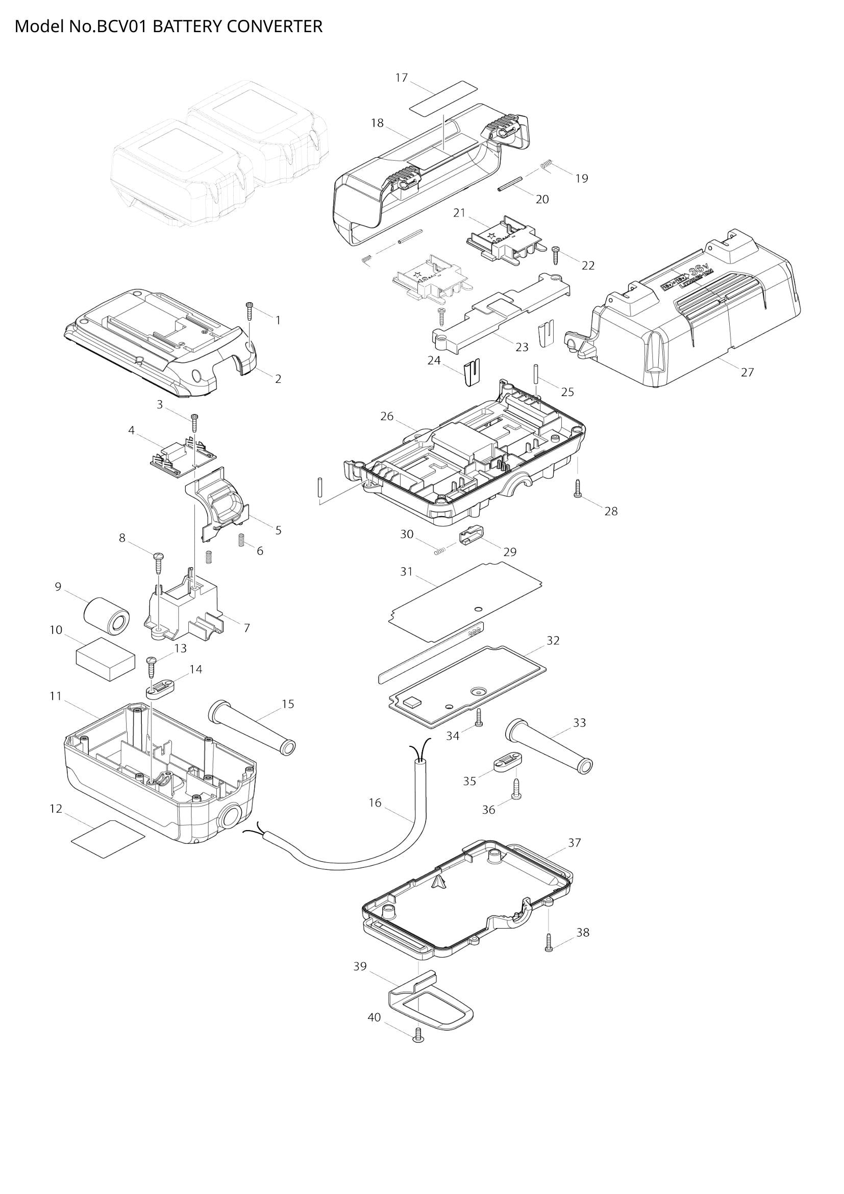 BCV01 exploded view