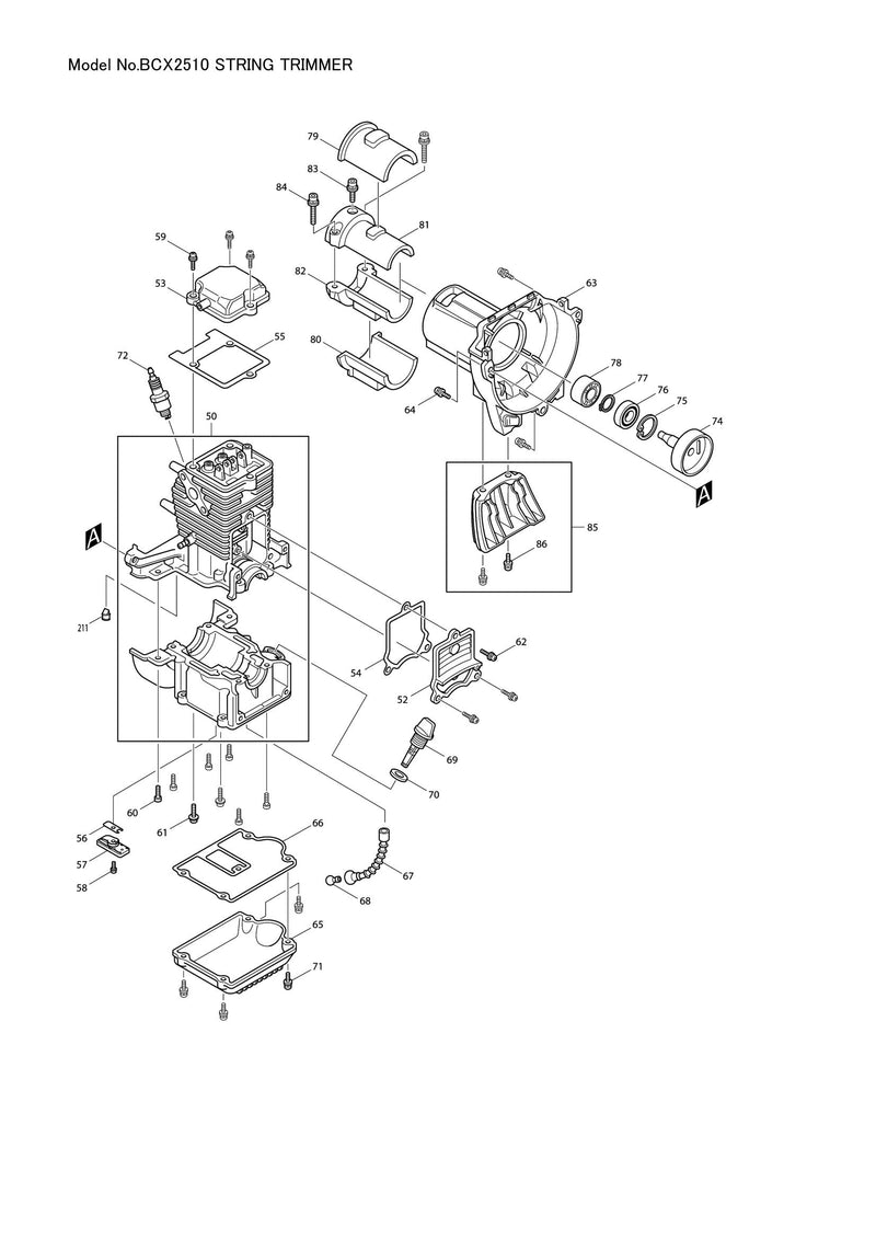 BCX2510 exploded view