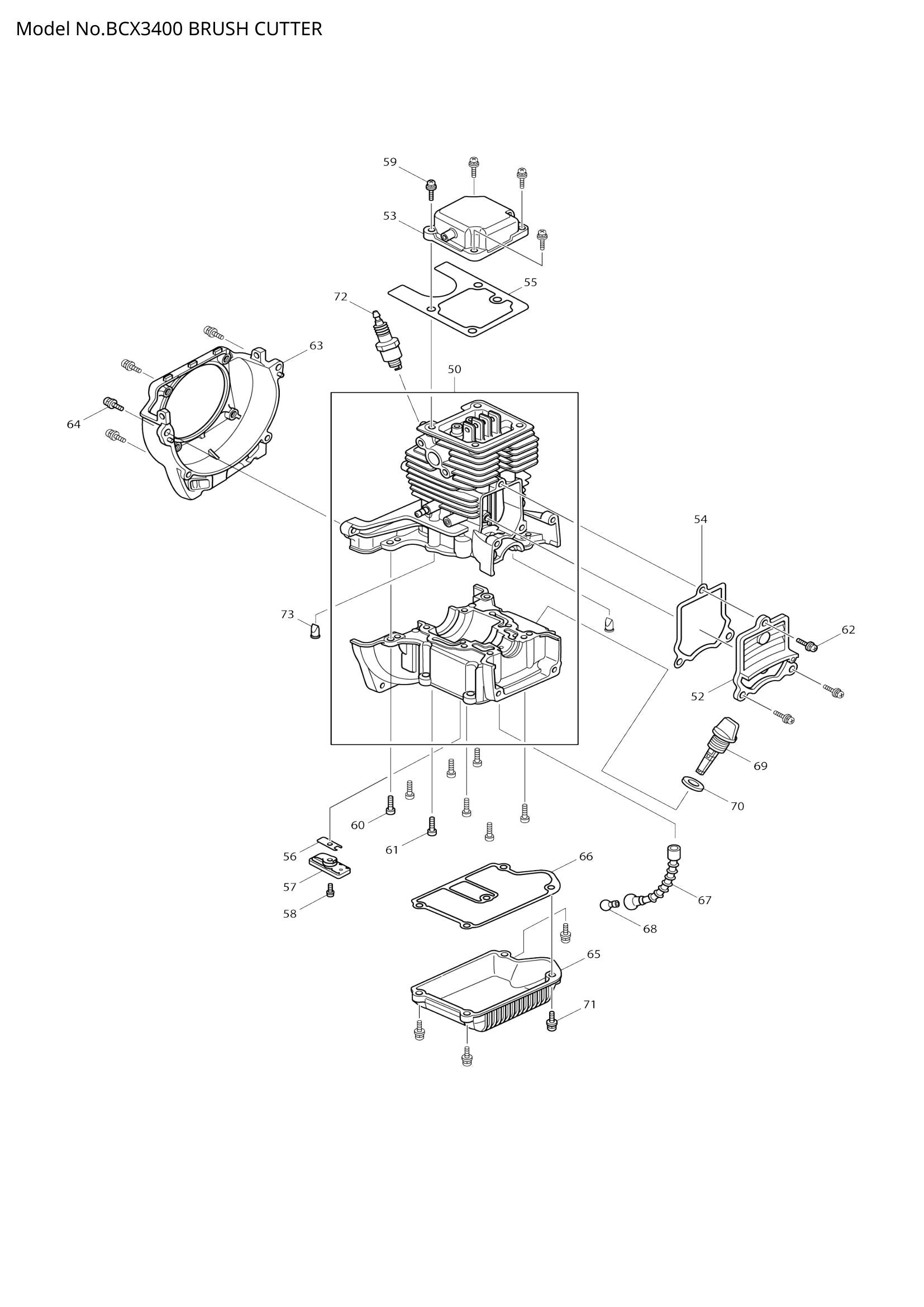 BCX3400 exploded view