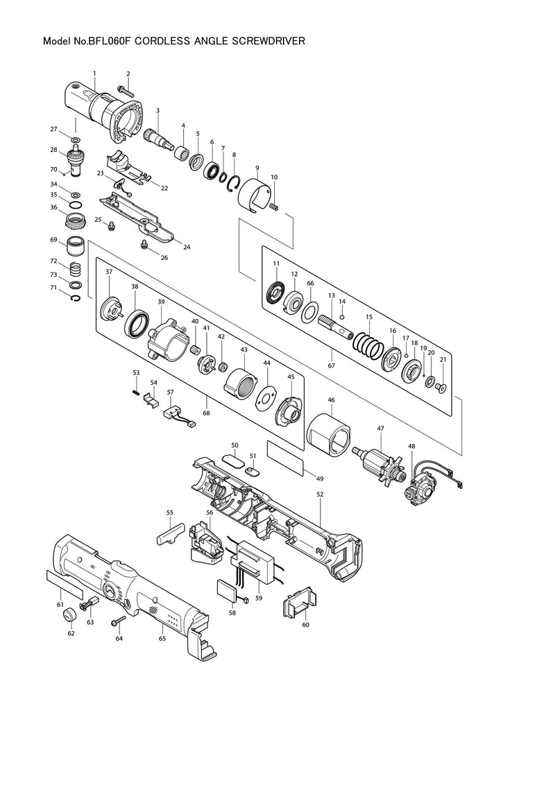 BFL060F exploded view