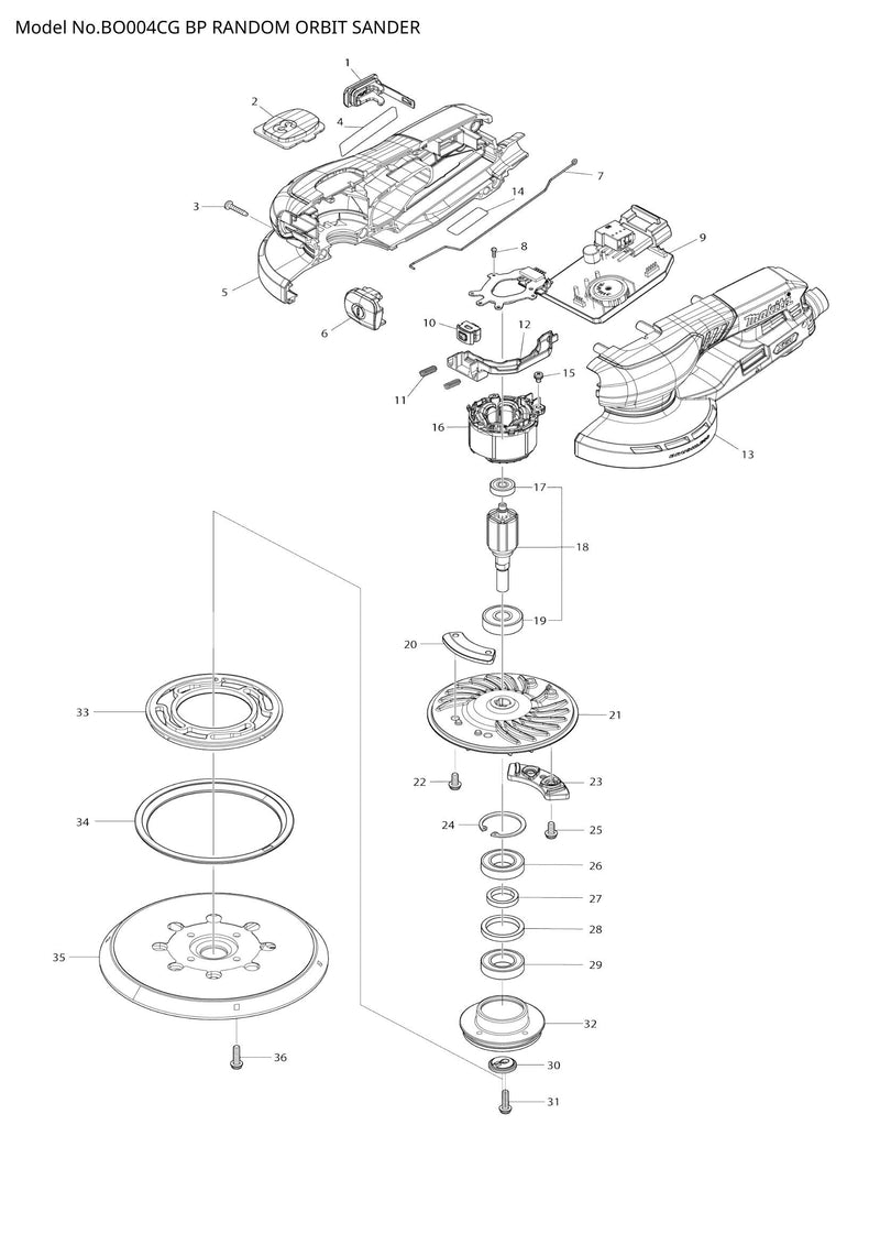 BO004CG exploded view
