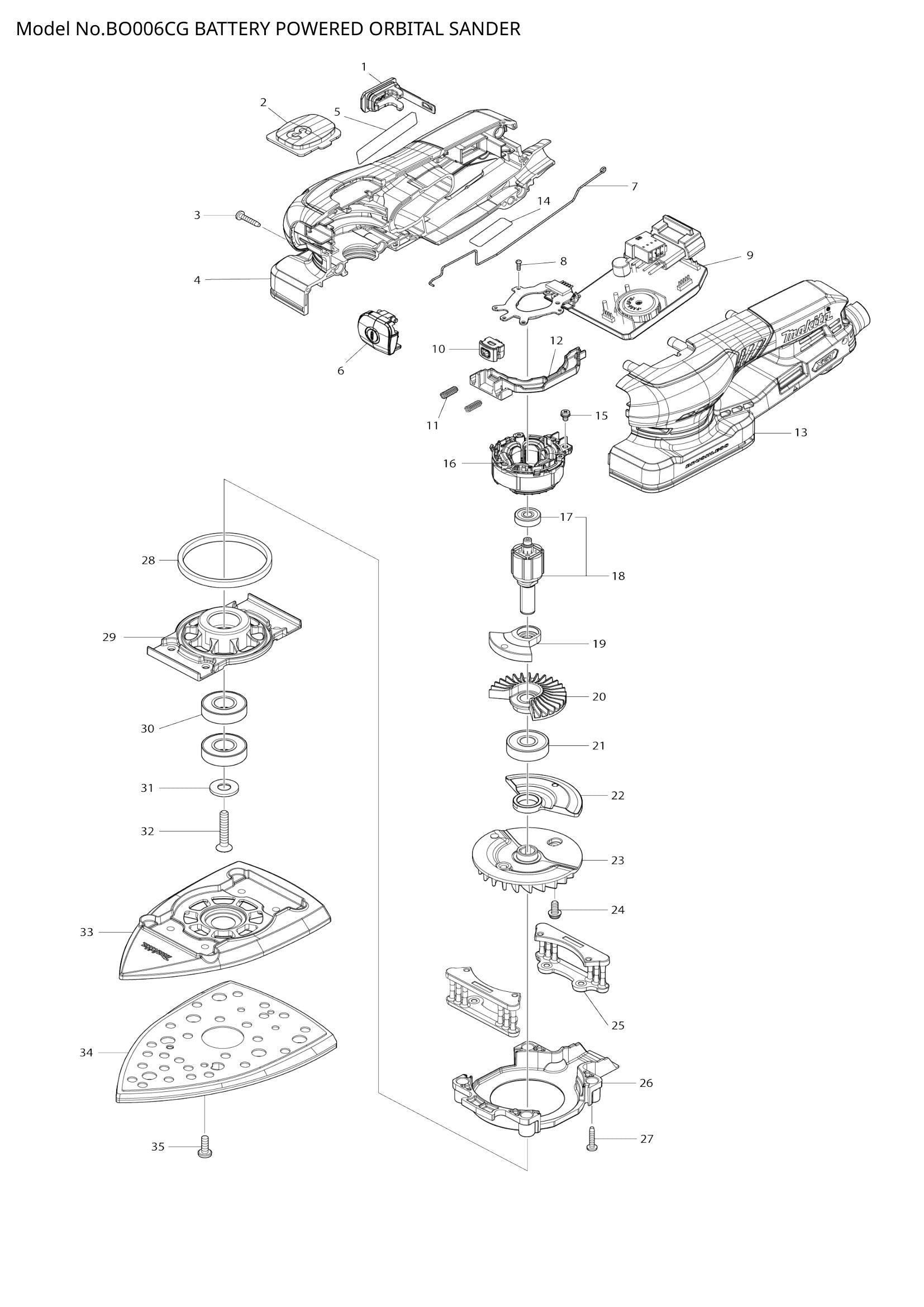 BO006CG exploded view
