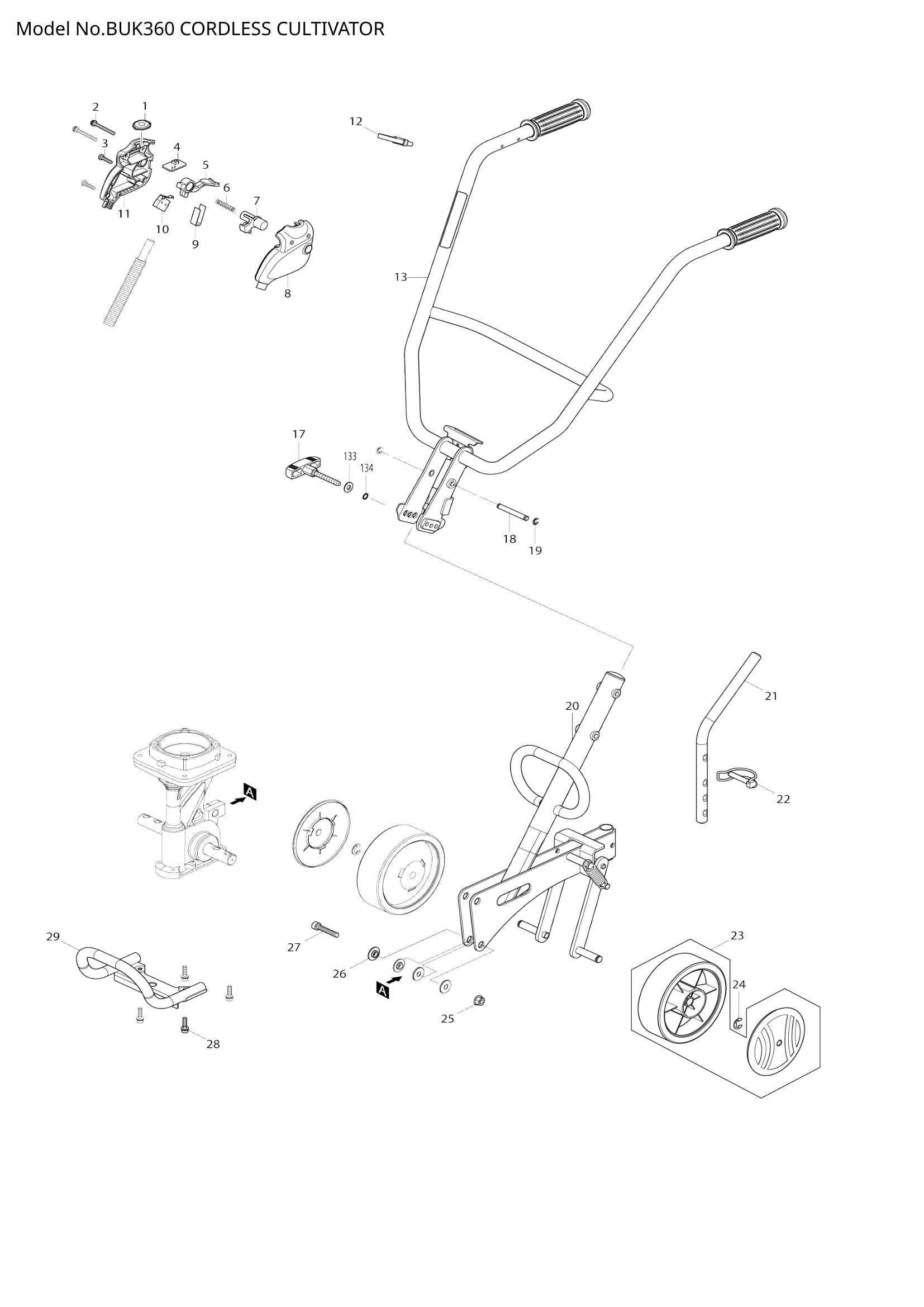 BUK360 exploded view