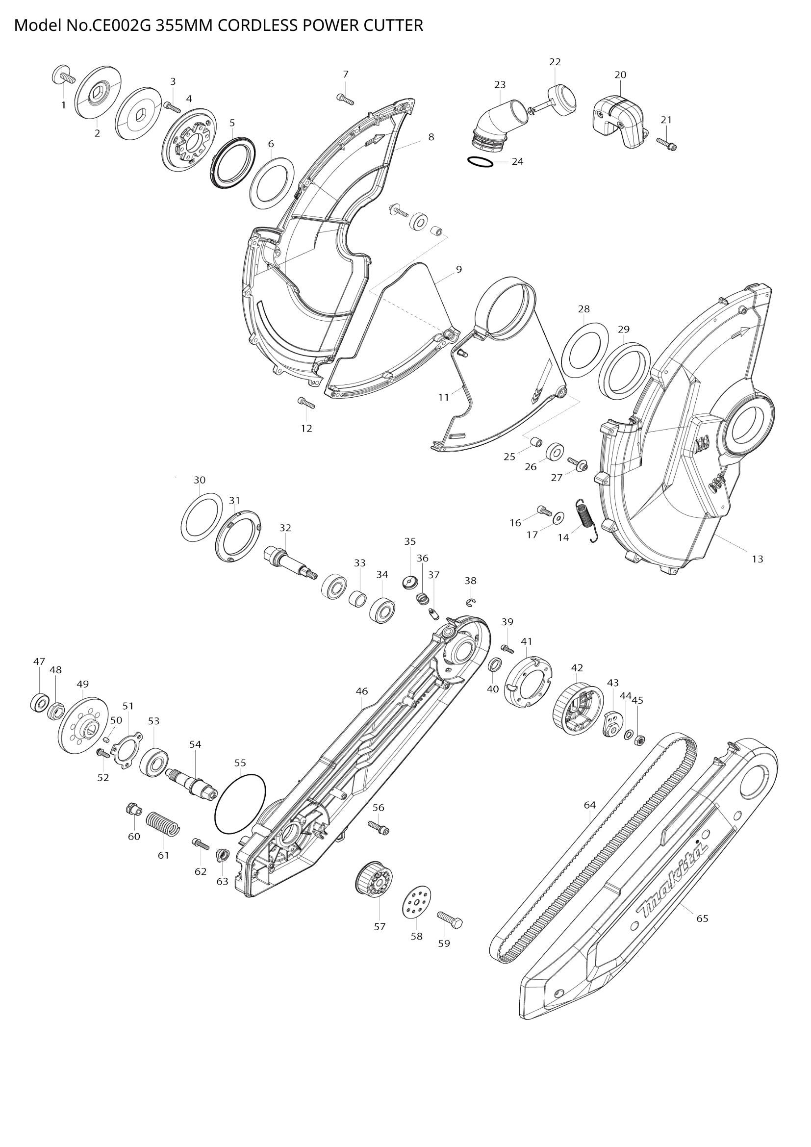 CE002G exploded view