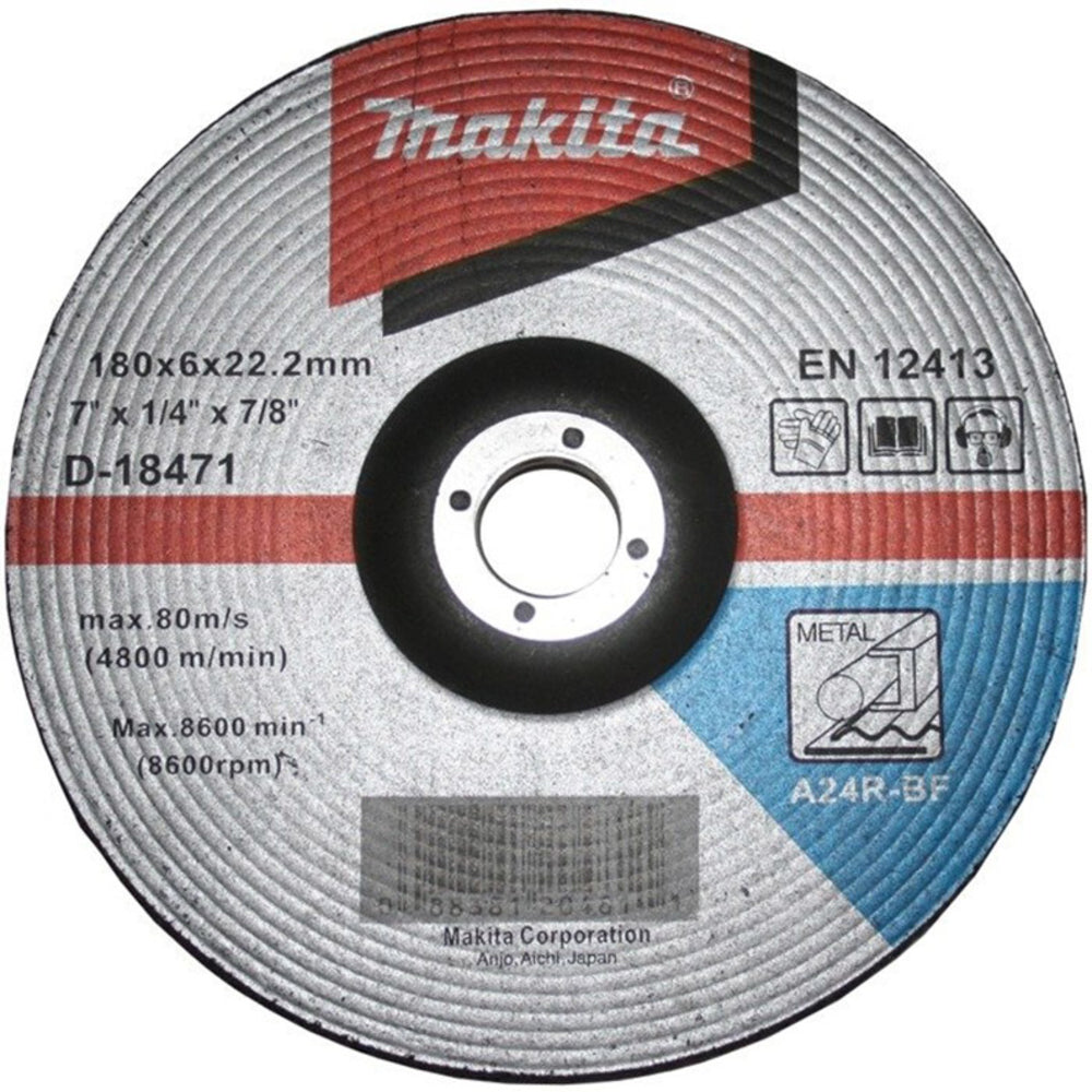 Makita D-18471 Schleifscheibe, 180 x 22,23 mm