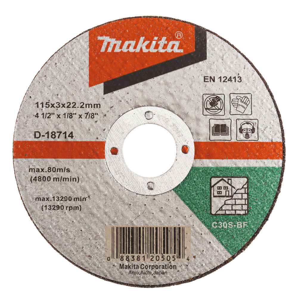 Makita D-18714 Trennscheibe 115 x 3,0 x 22,23 mm, C30S