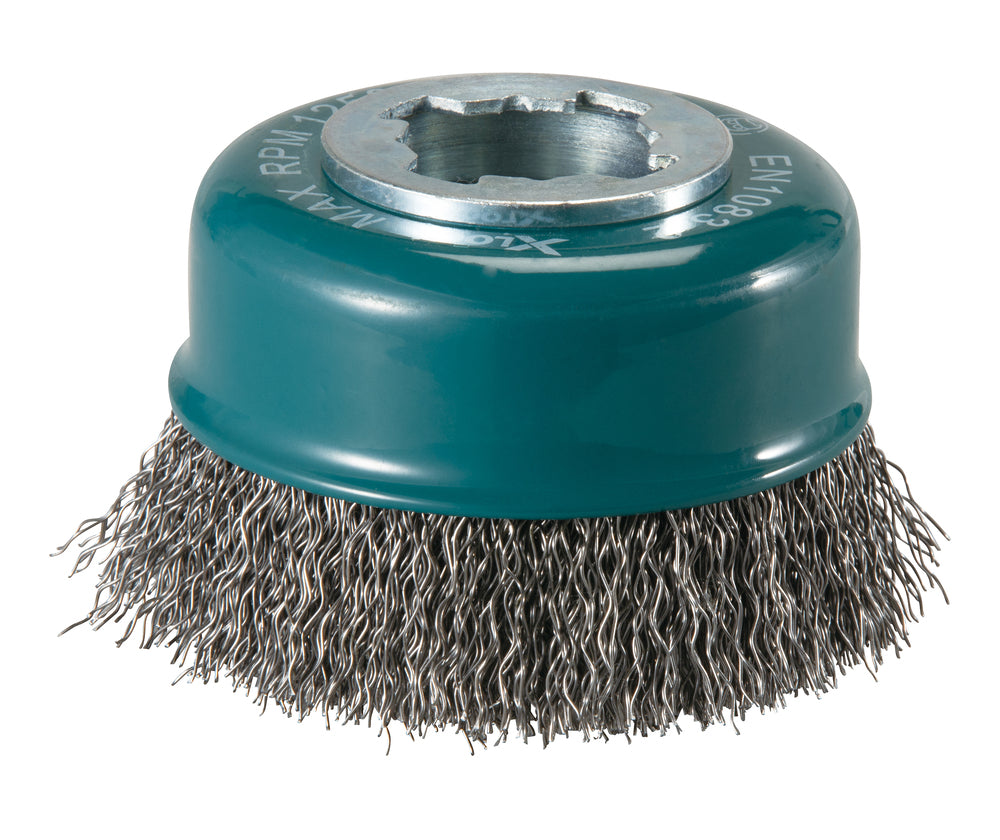 Makita D-73396 Topfbürste, gecrimpter Draht, 75 mm, X-LOCK