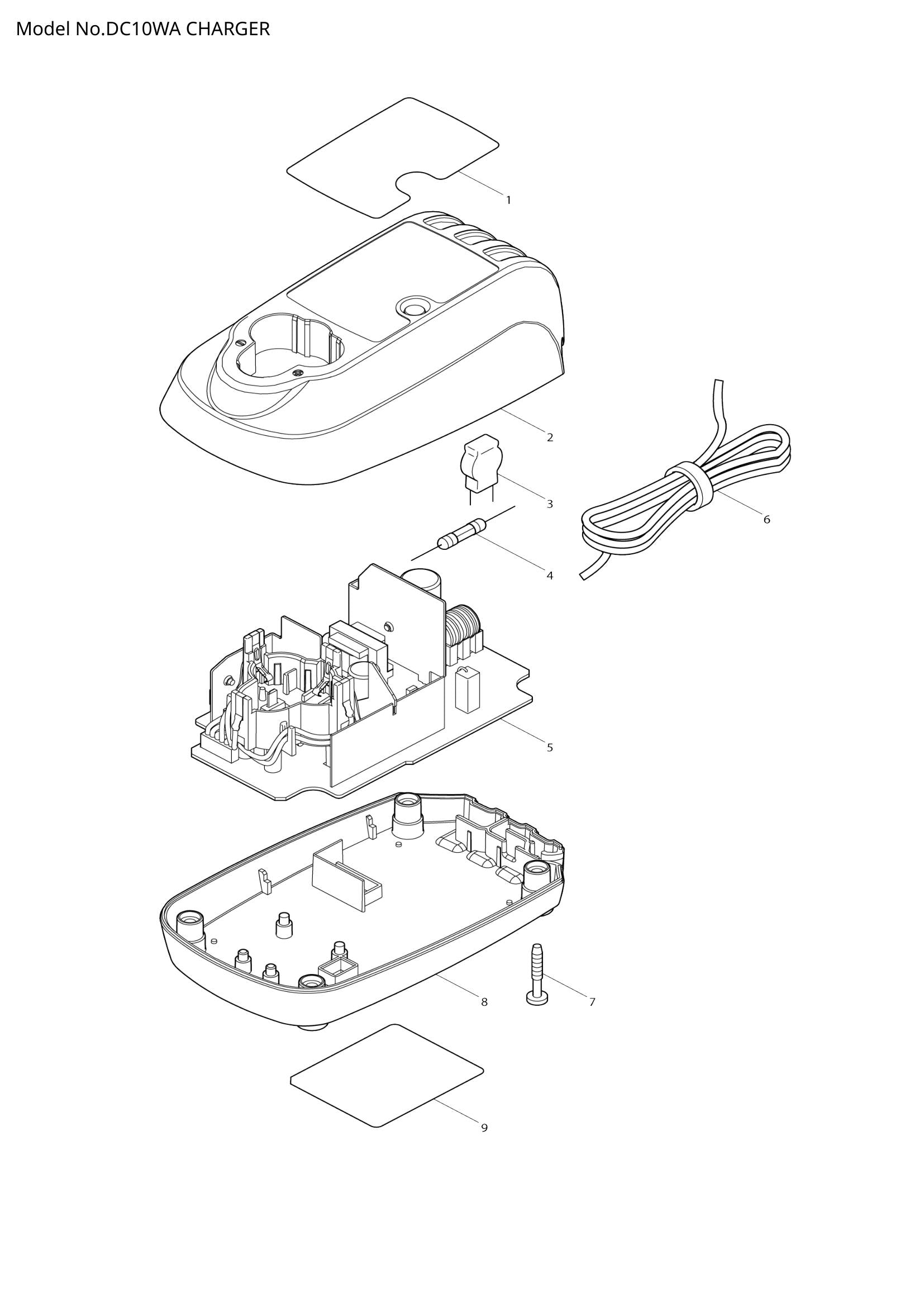 DC10WA exploded view