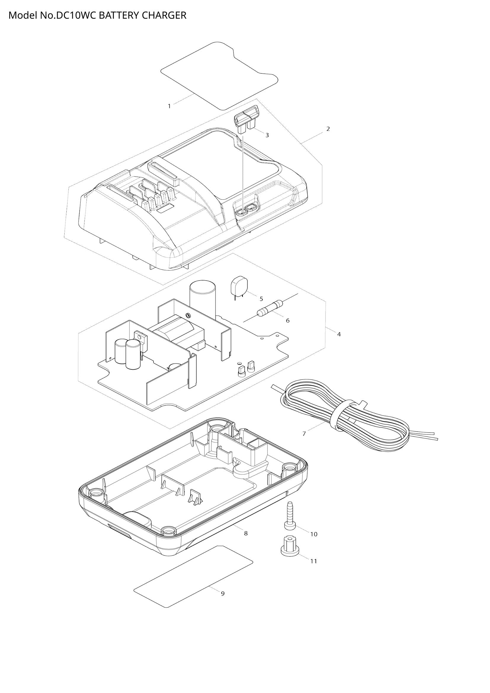 DC10WC exploded view