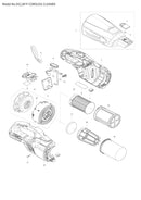 DCL281F exploded view