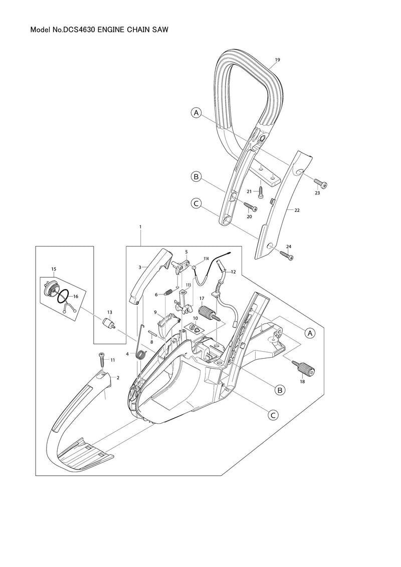 DCS4630 exploded view