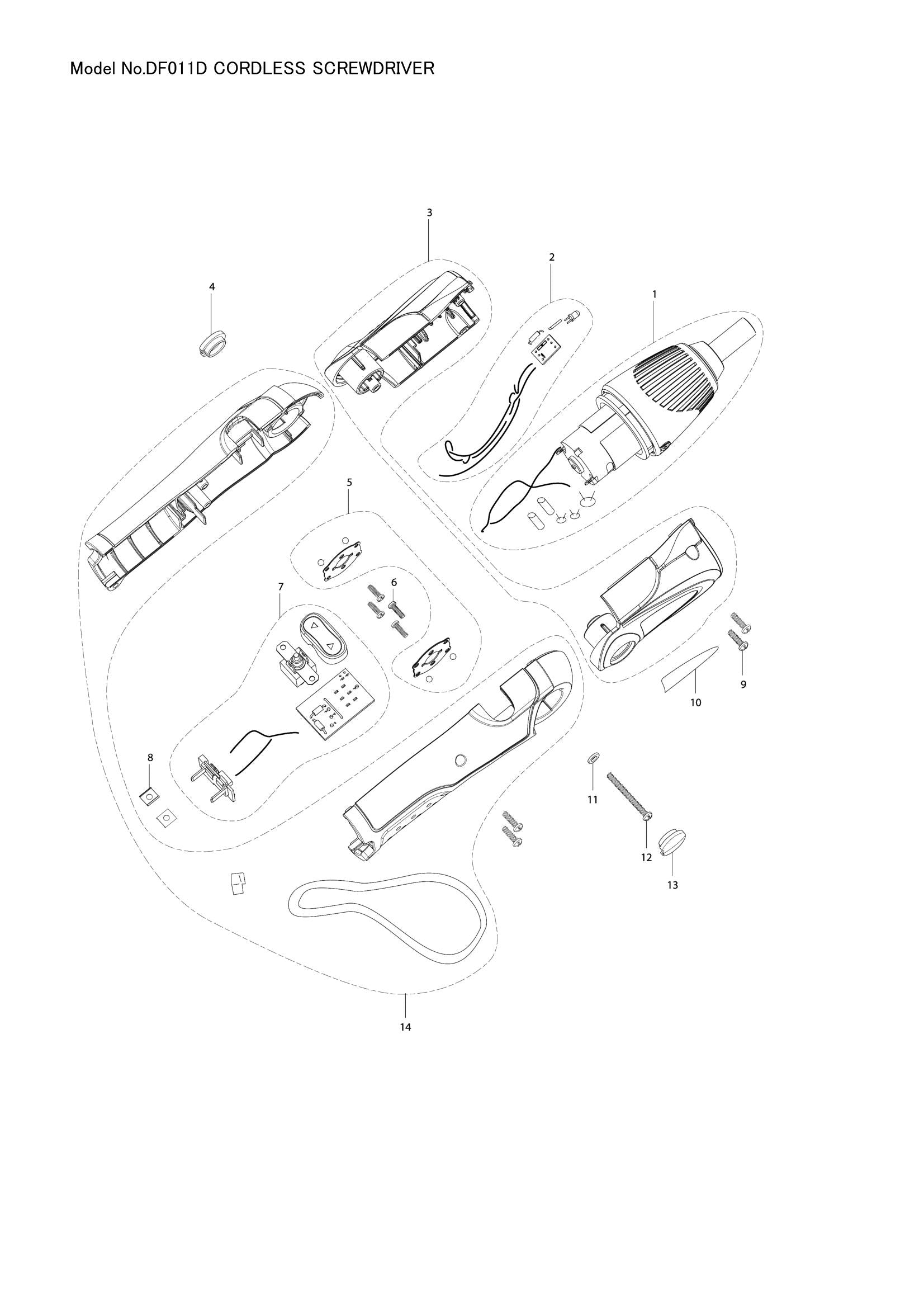 DF011D exploded view