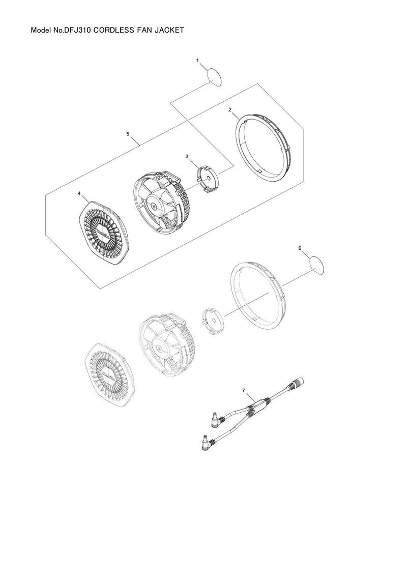 DFJ310 exploded view