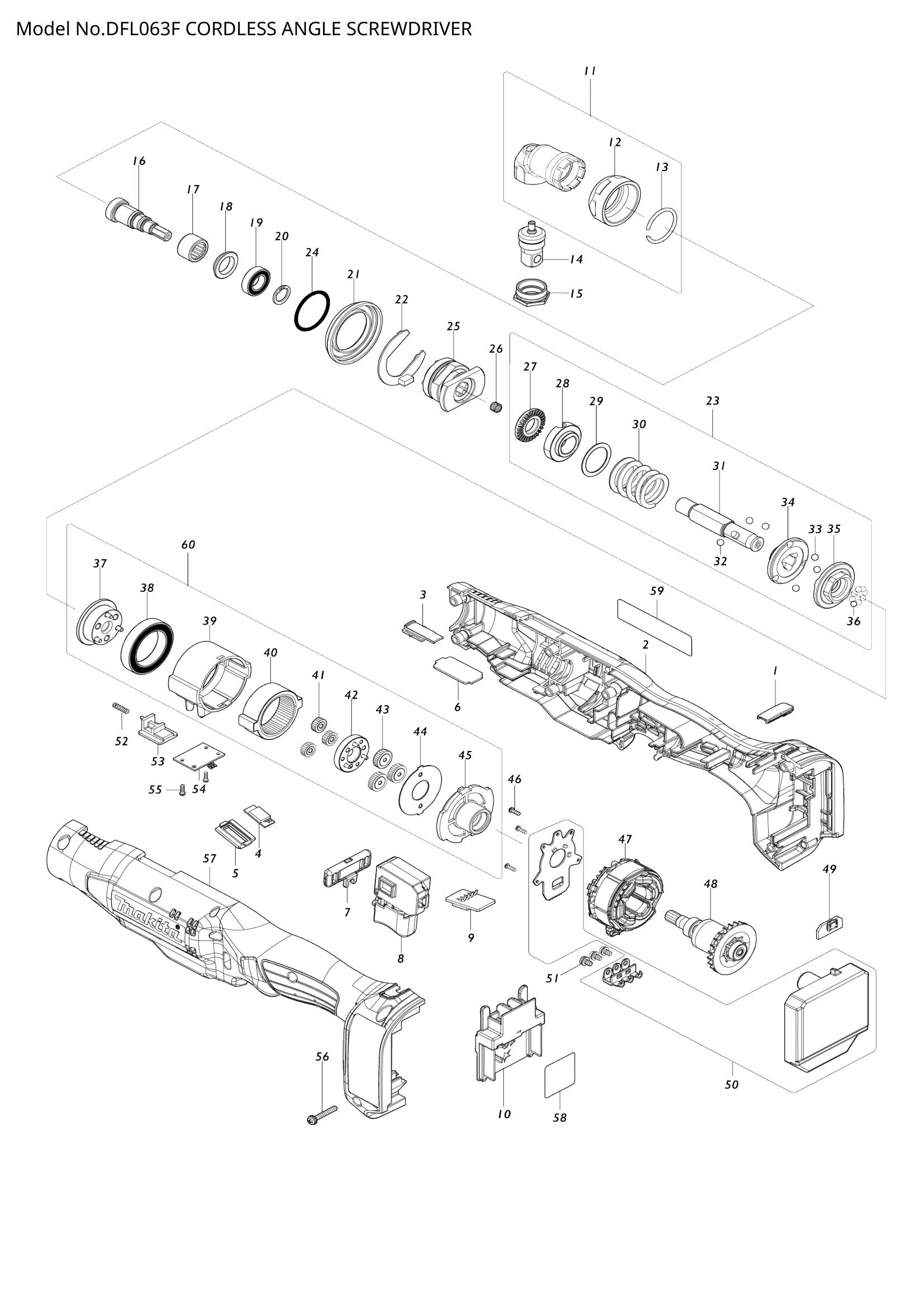 DFL063F exploded view