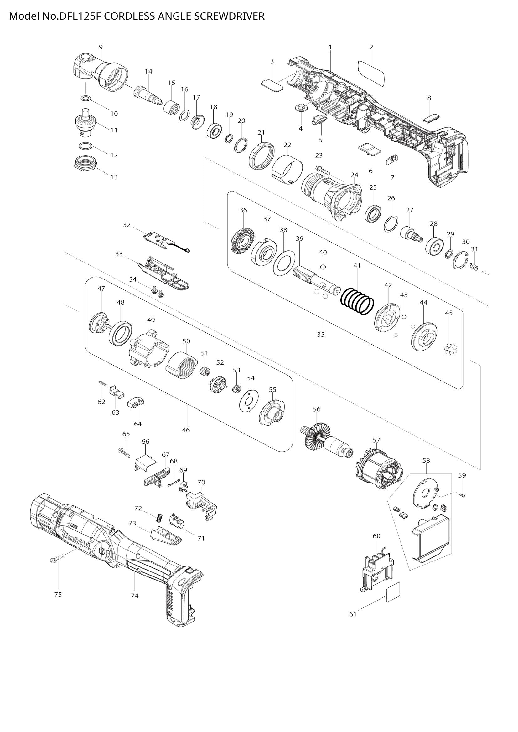 DFL125F exploded view