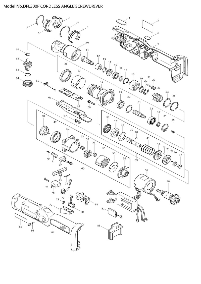 DFL300F exploded view