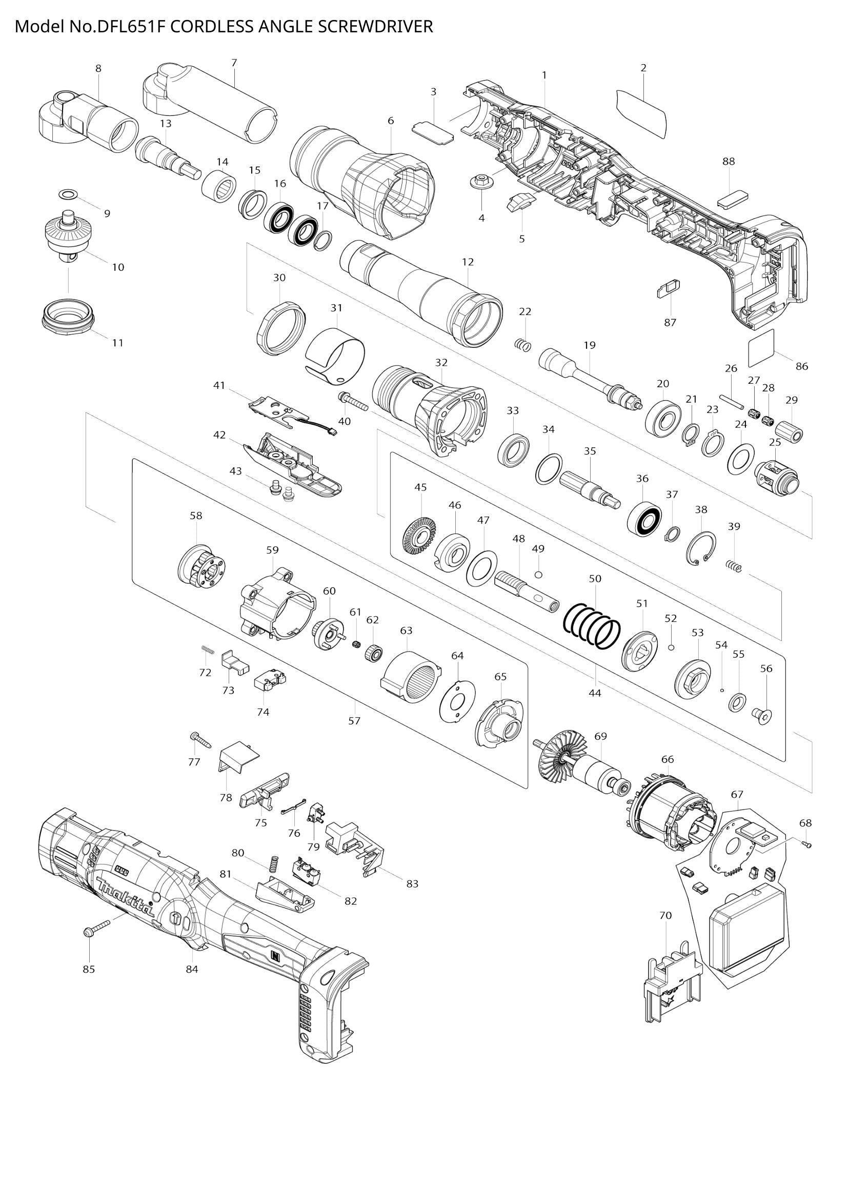 DFL651F exploded view