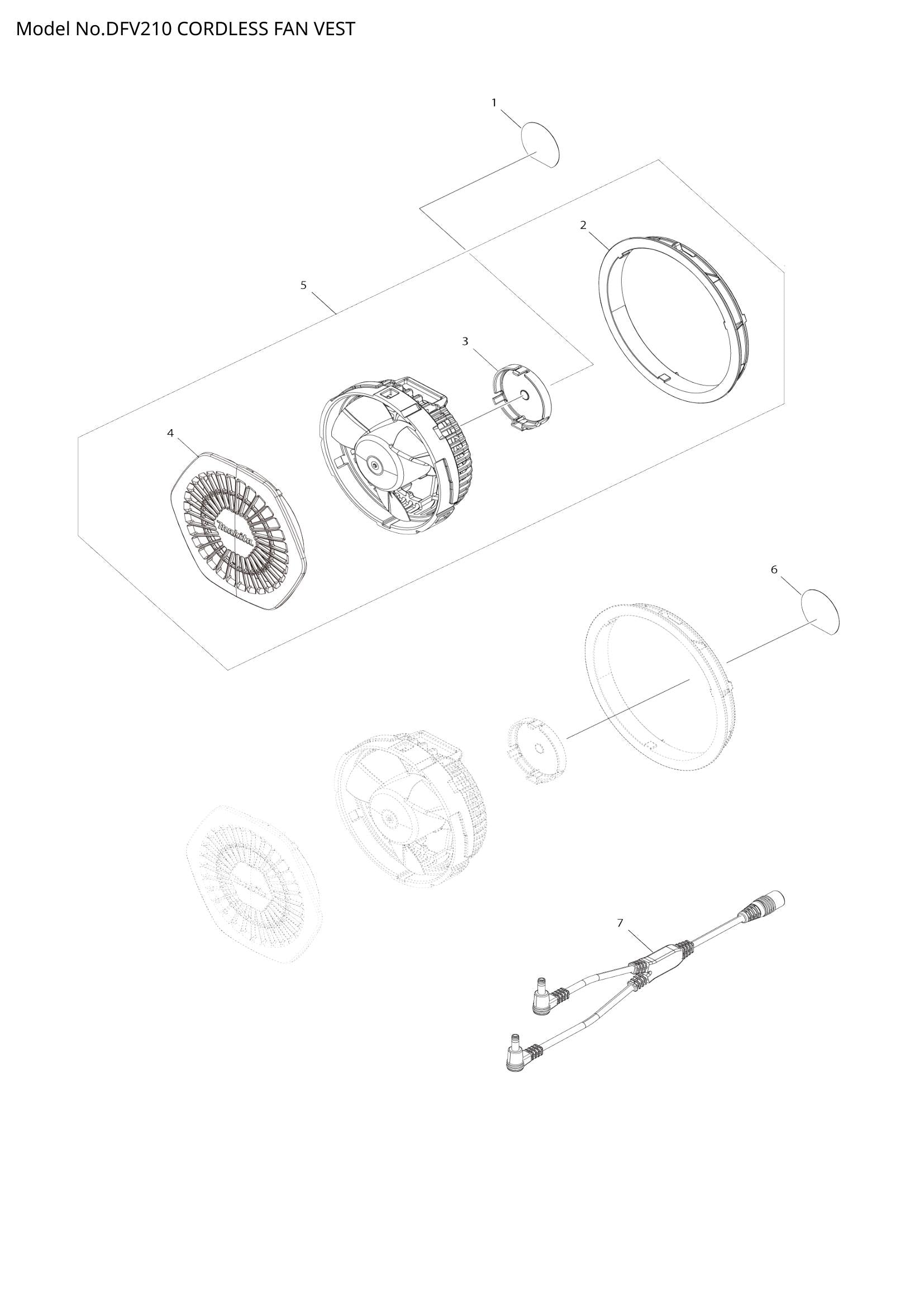 DFV210 exploded view