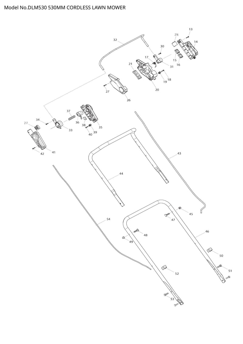 DLM530 exploded view