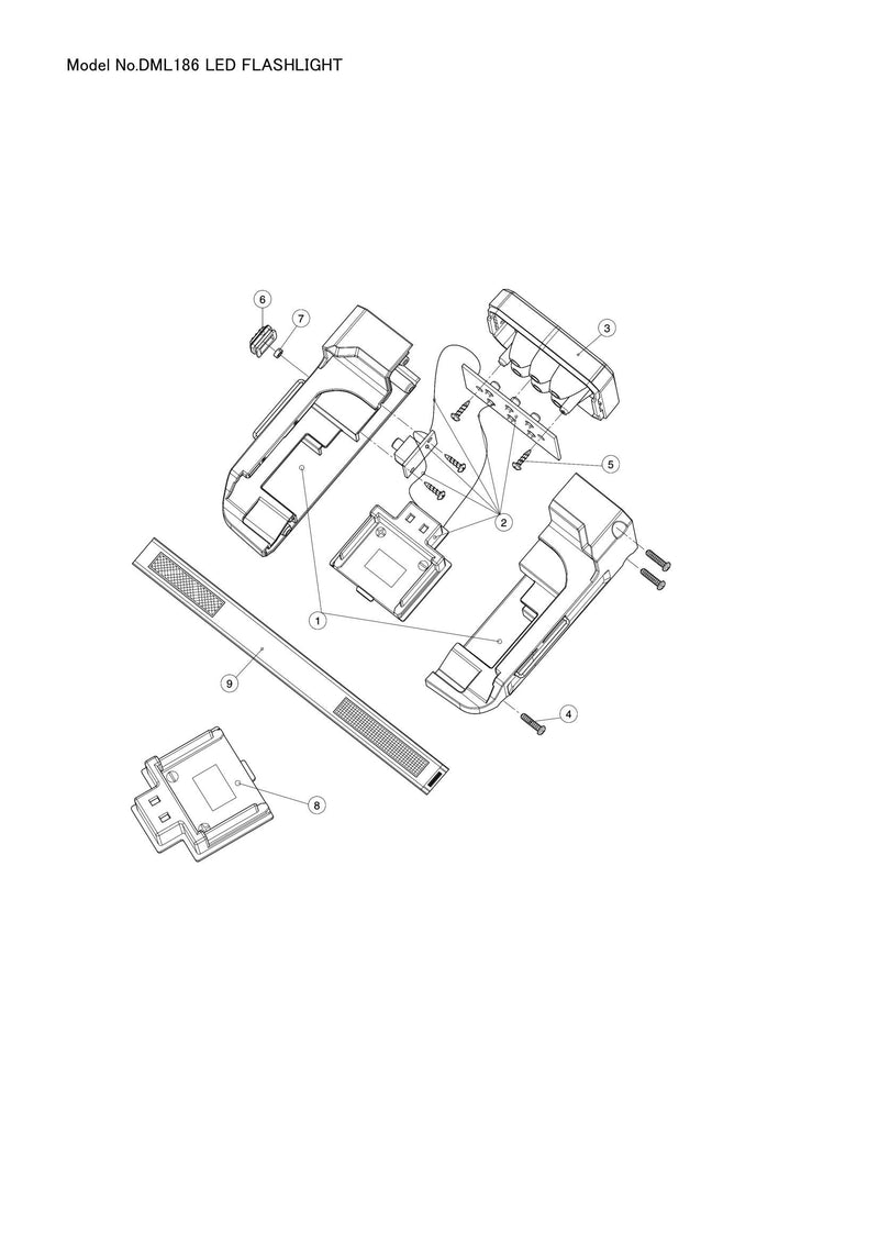 DML186 exploded view