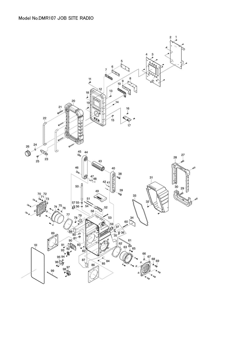 DMR107 exploded view