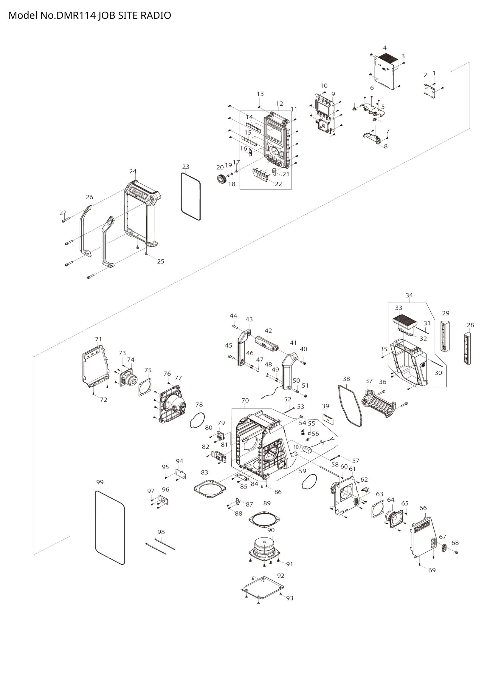 DMR114 exploded view