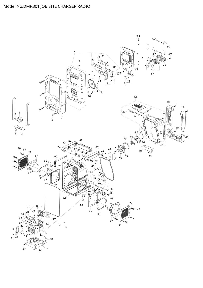 DMR301 exploded view