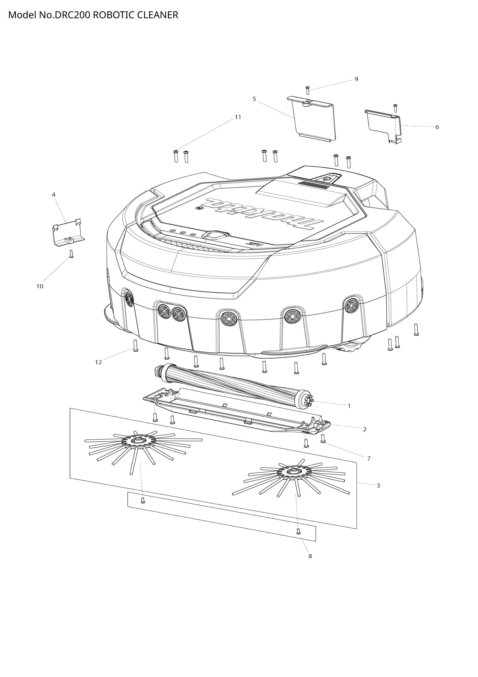 DRC200 exploded view
