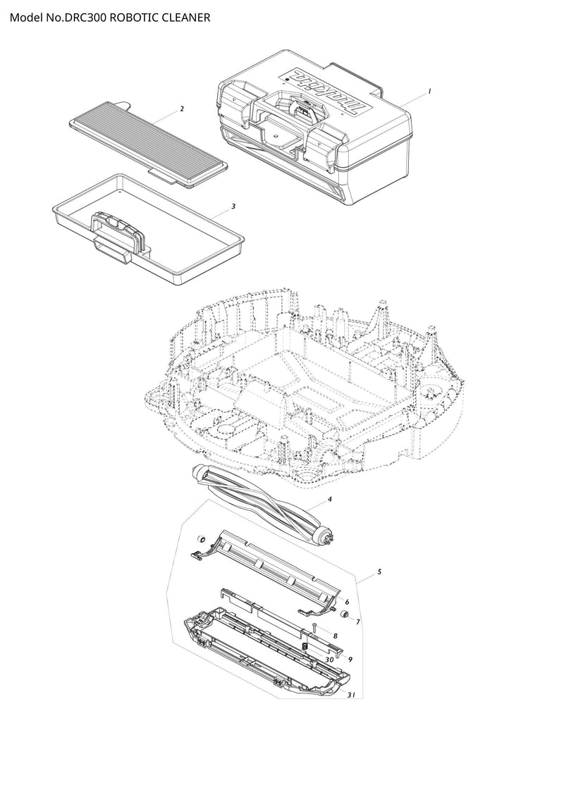 DRC300 exploded view