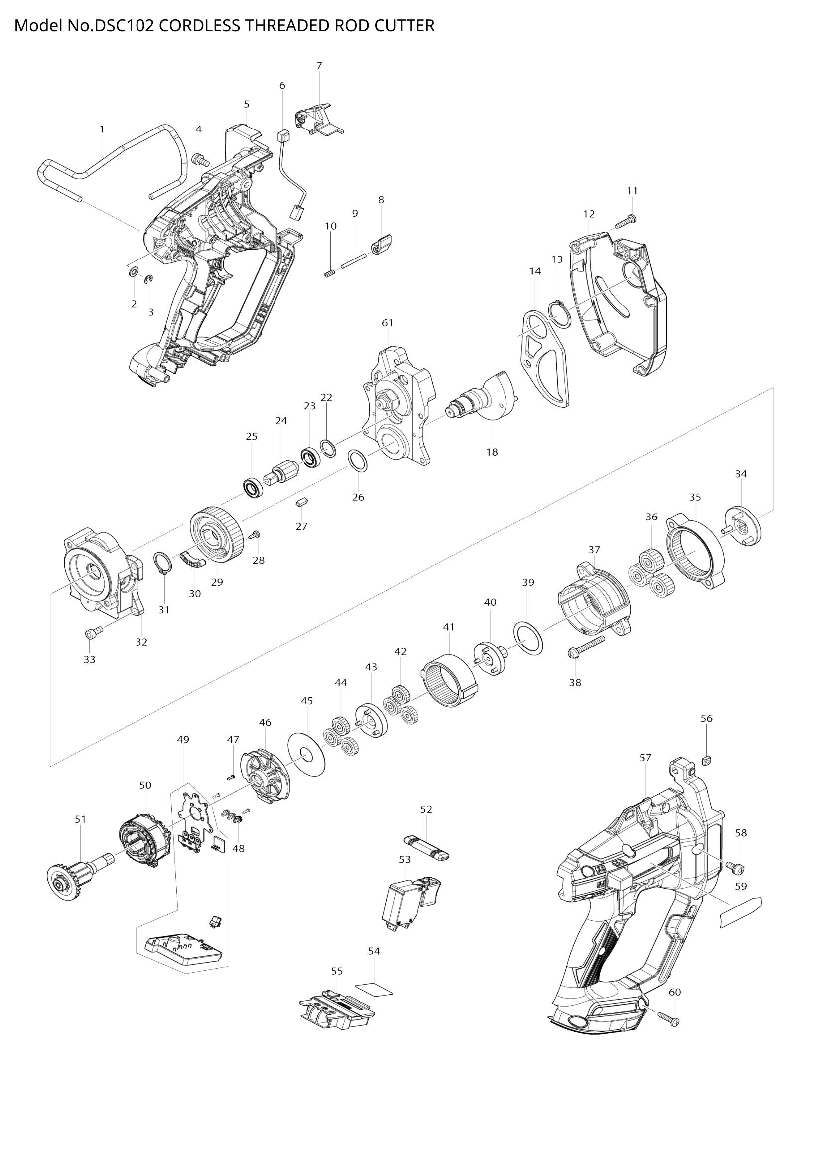 DSC102 exploded view