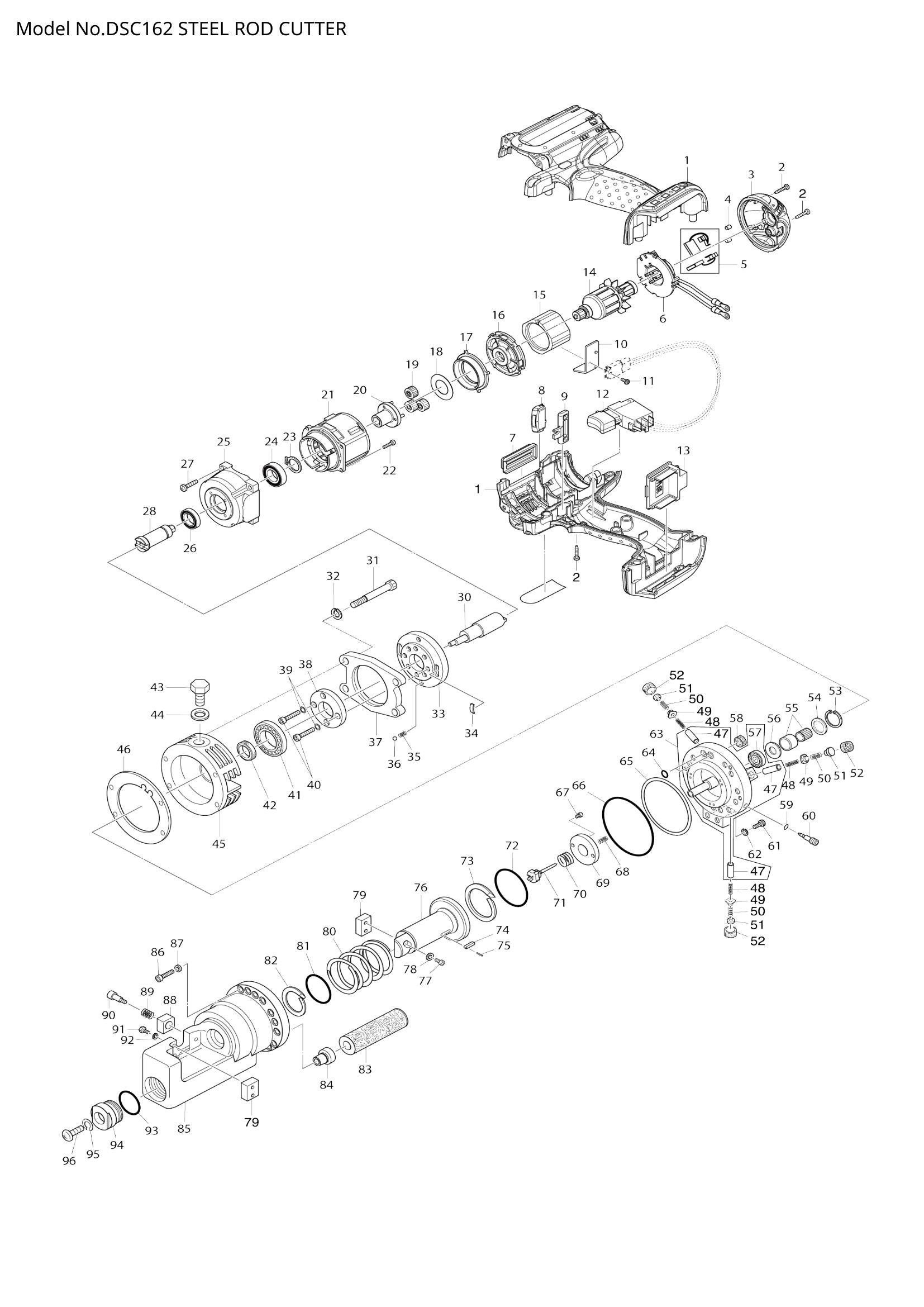 DSC162 exploded view