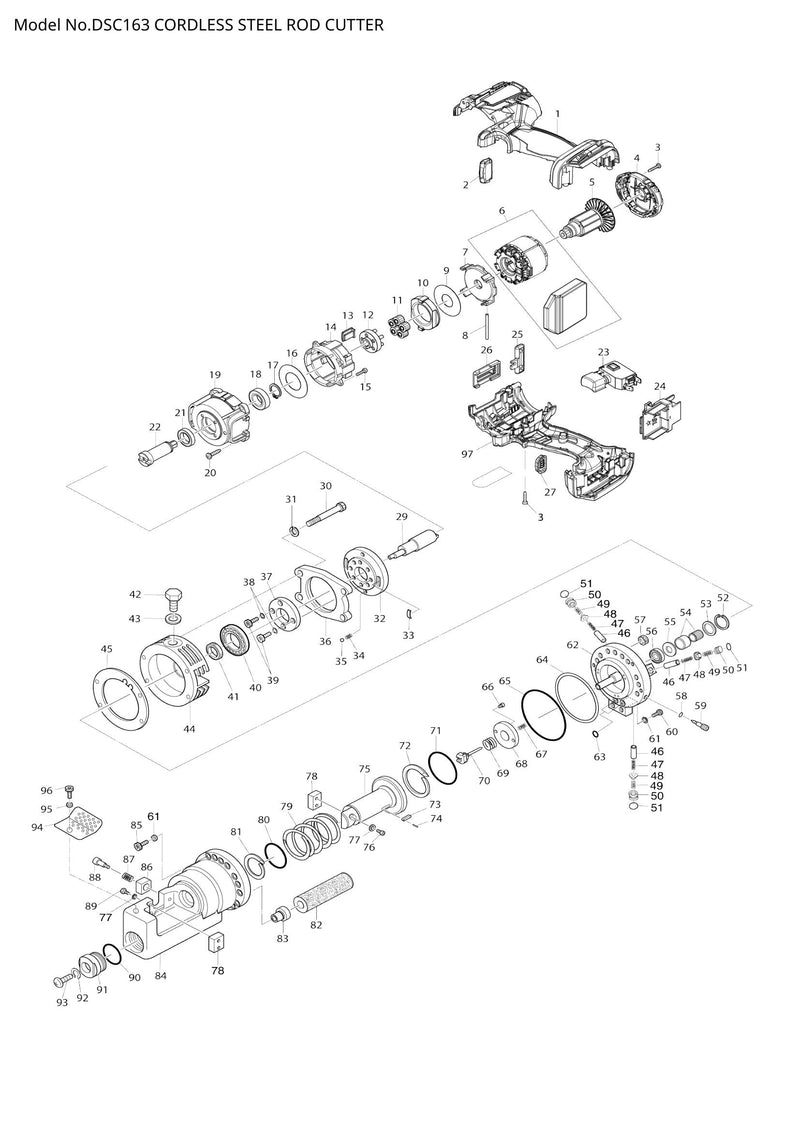 DSC163 exploded view