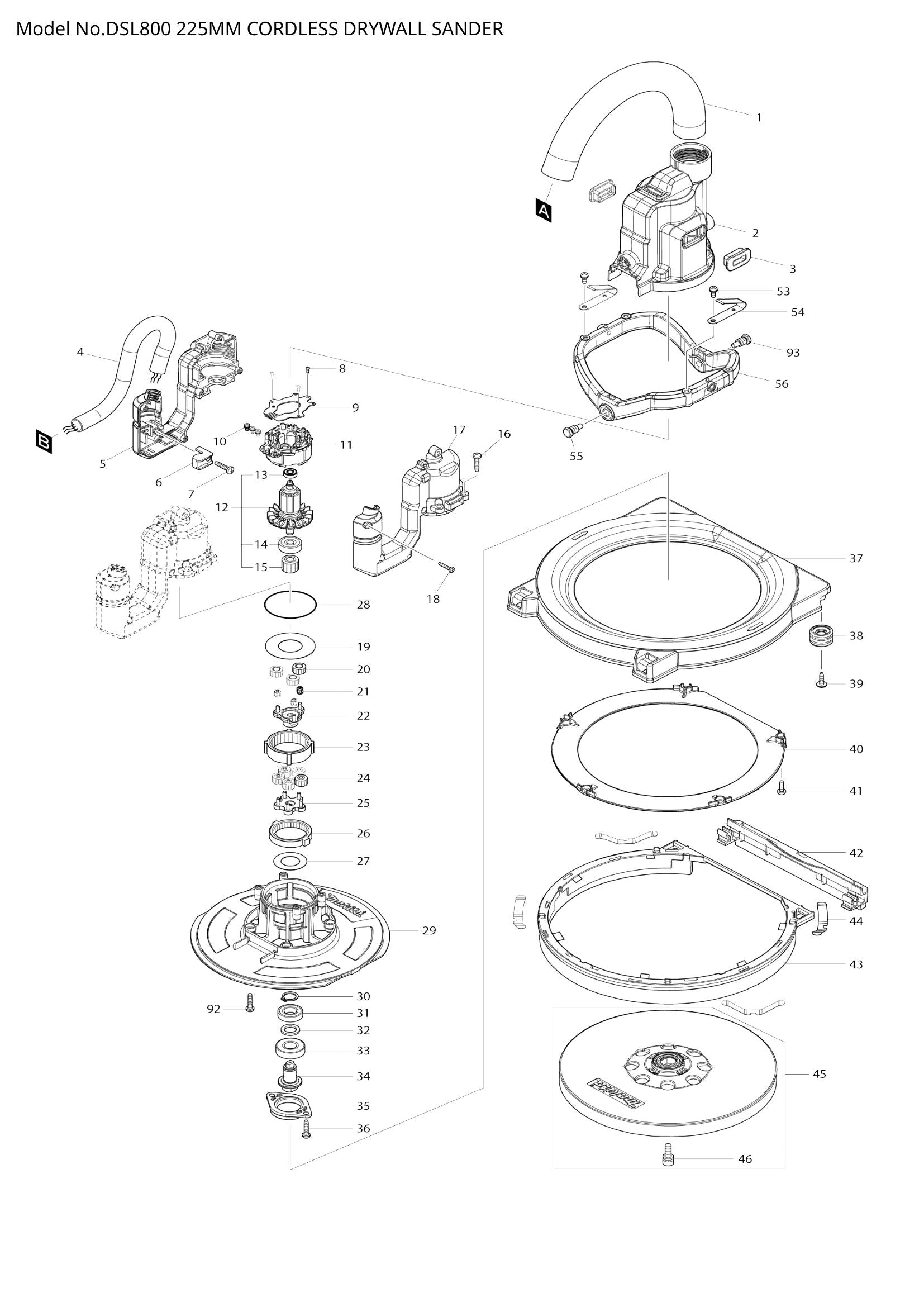 DSL800 exploded view