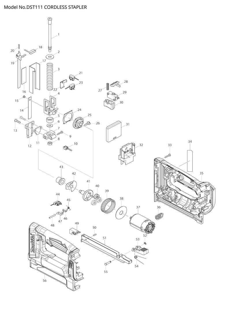 DST111 exploded view