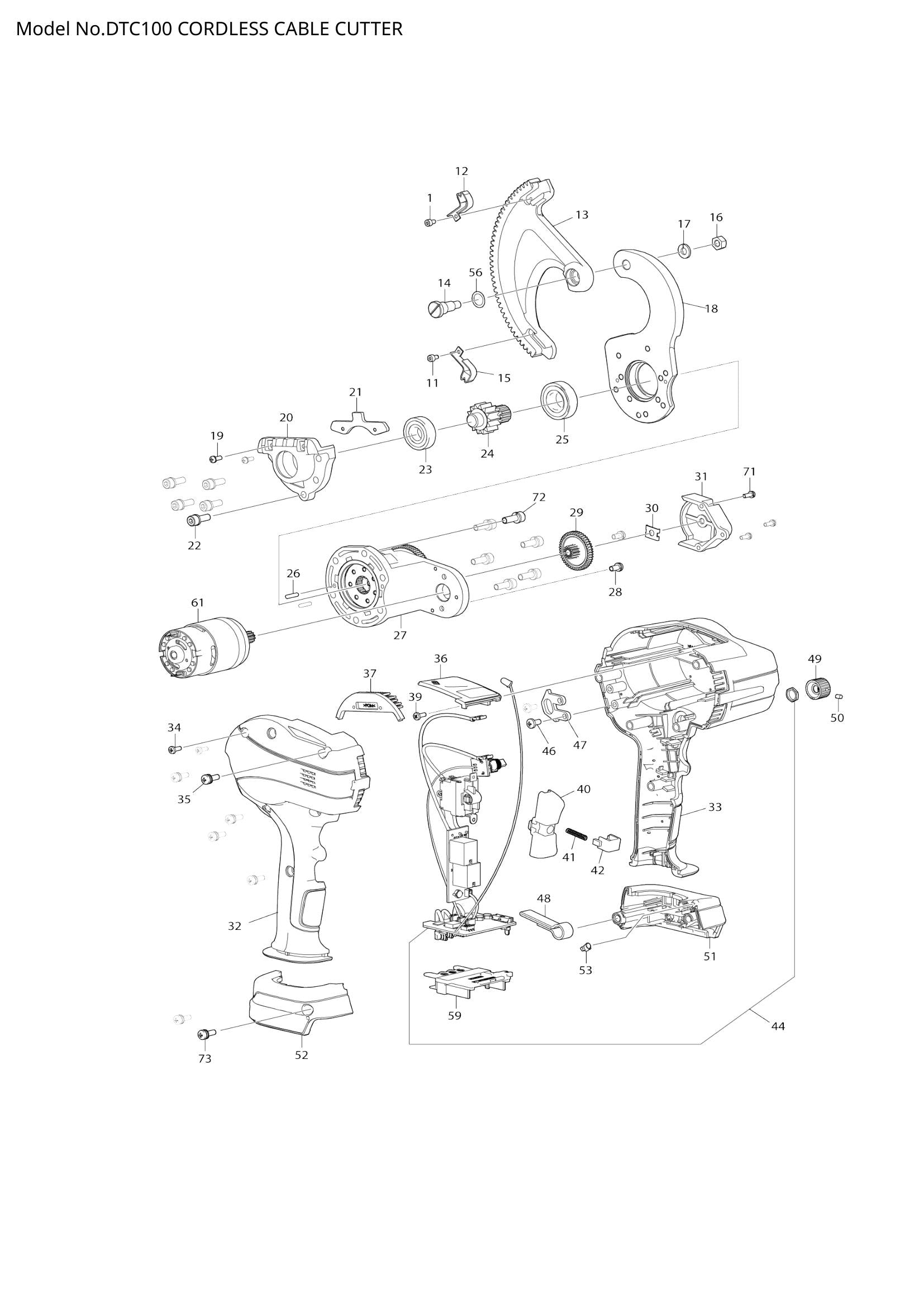DTC100 exploded view