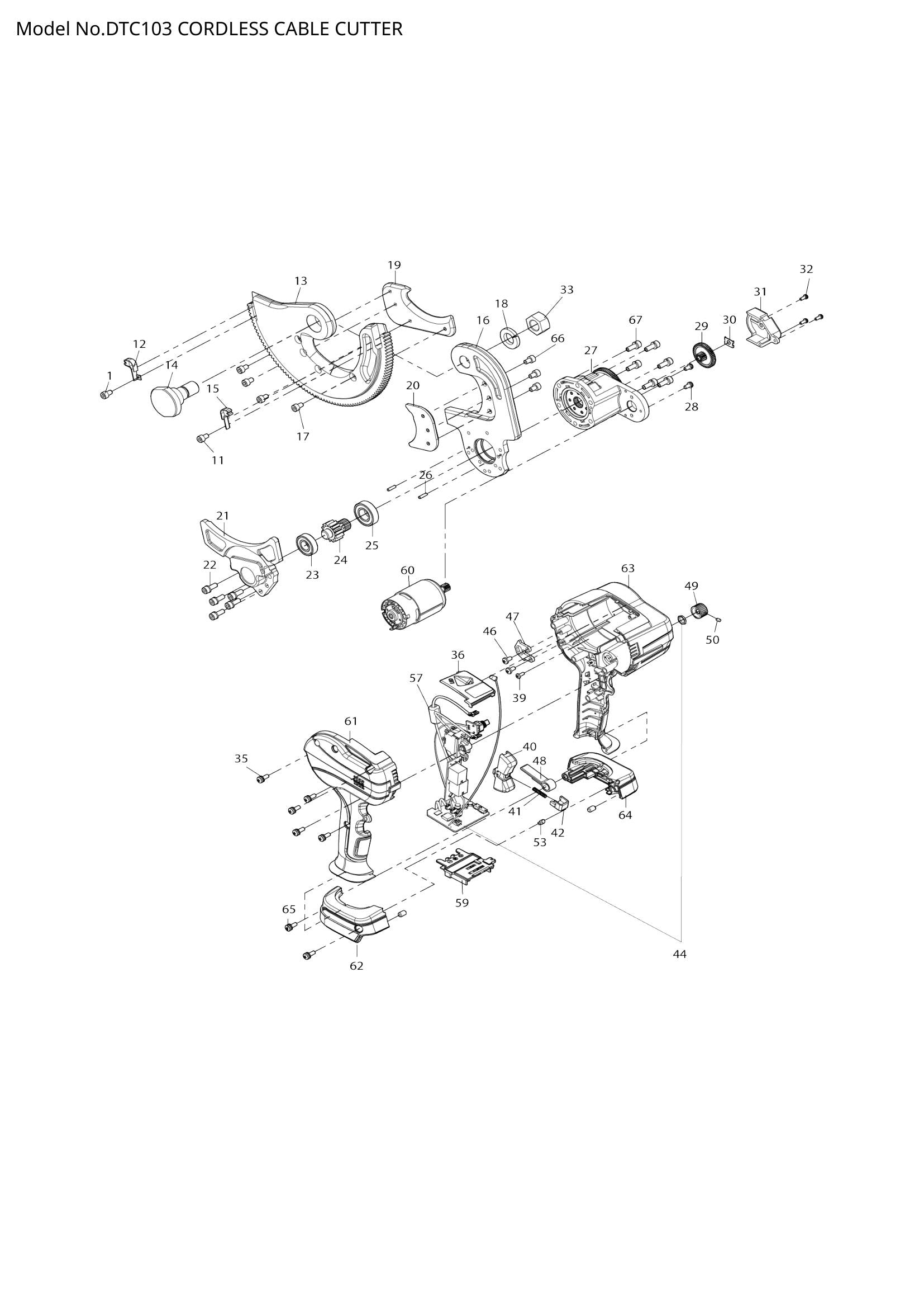 DTC103 exploded view