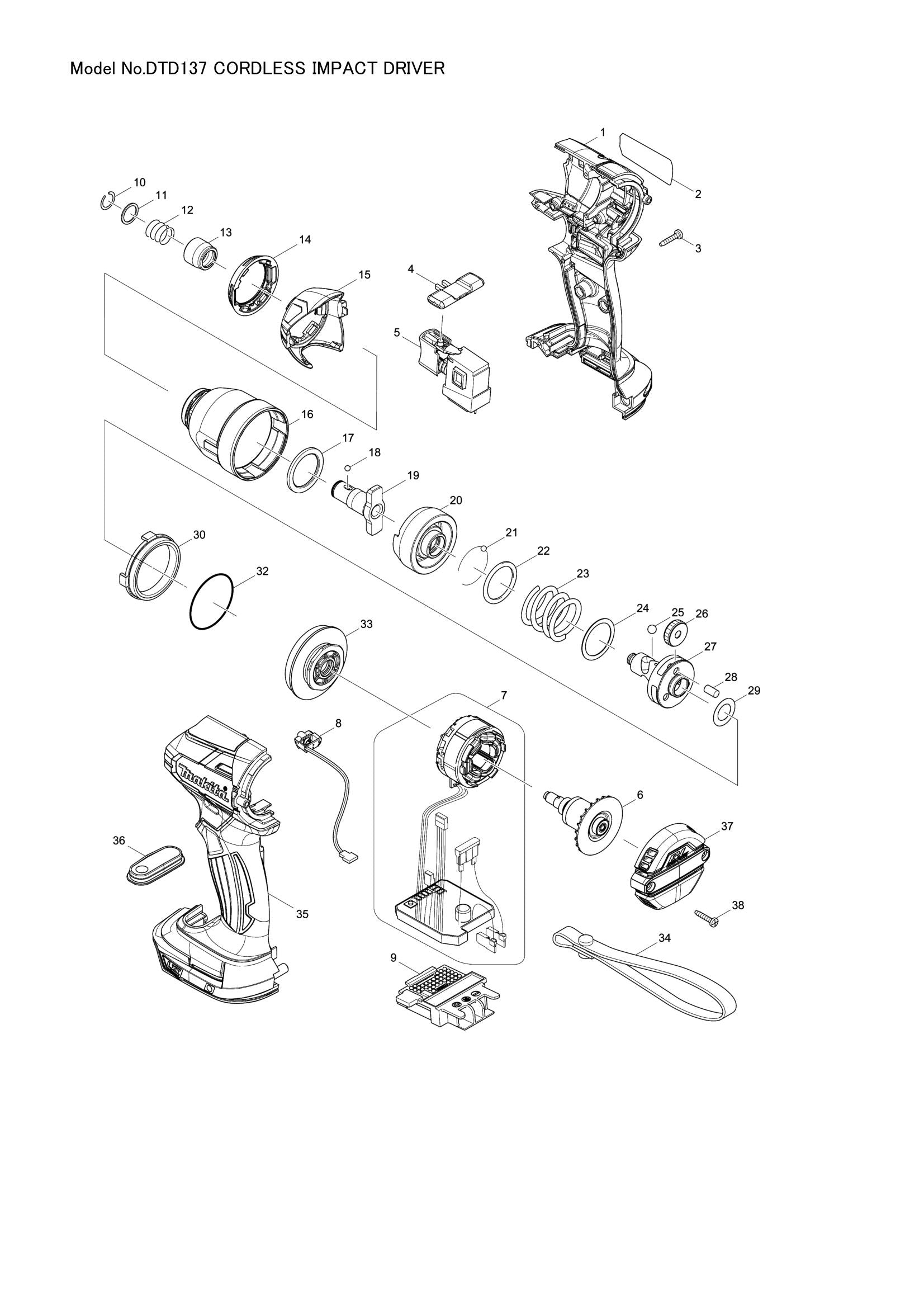 DTD137 exploded view