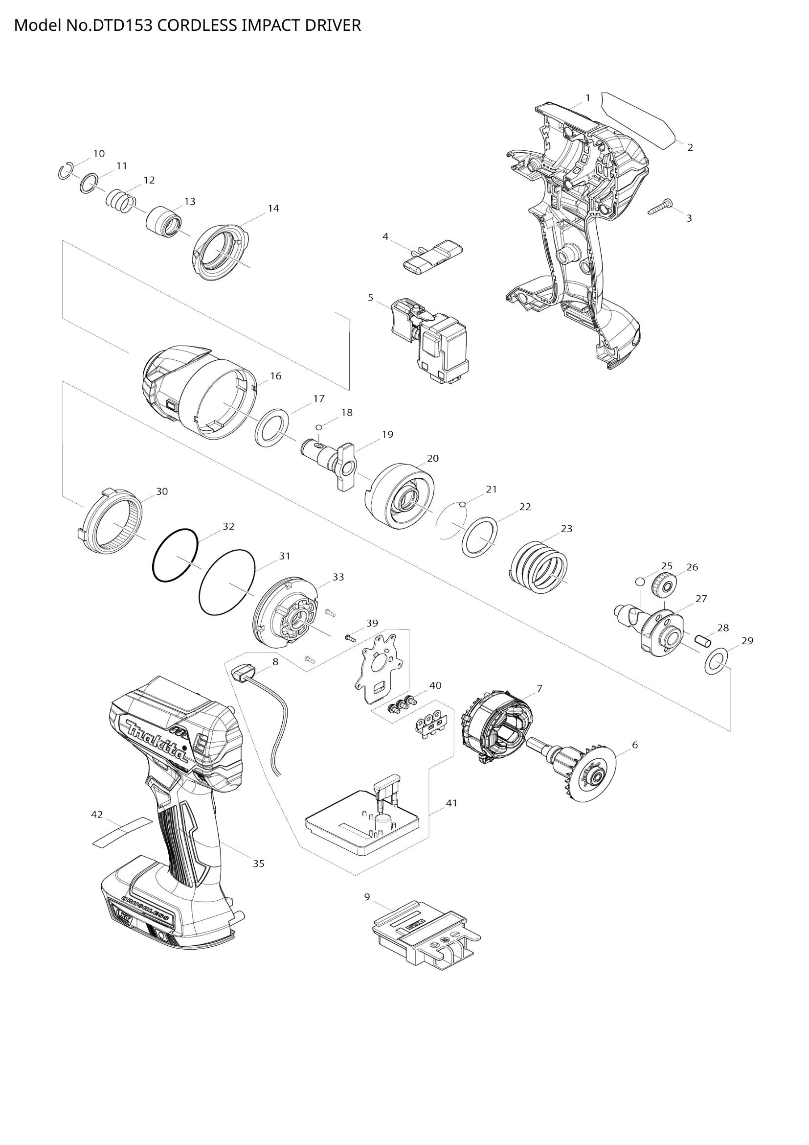 DTD153 exploded view