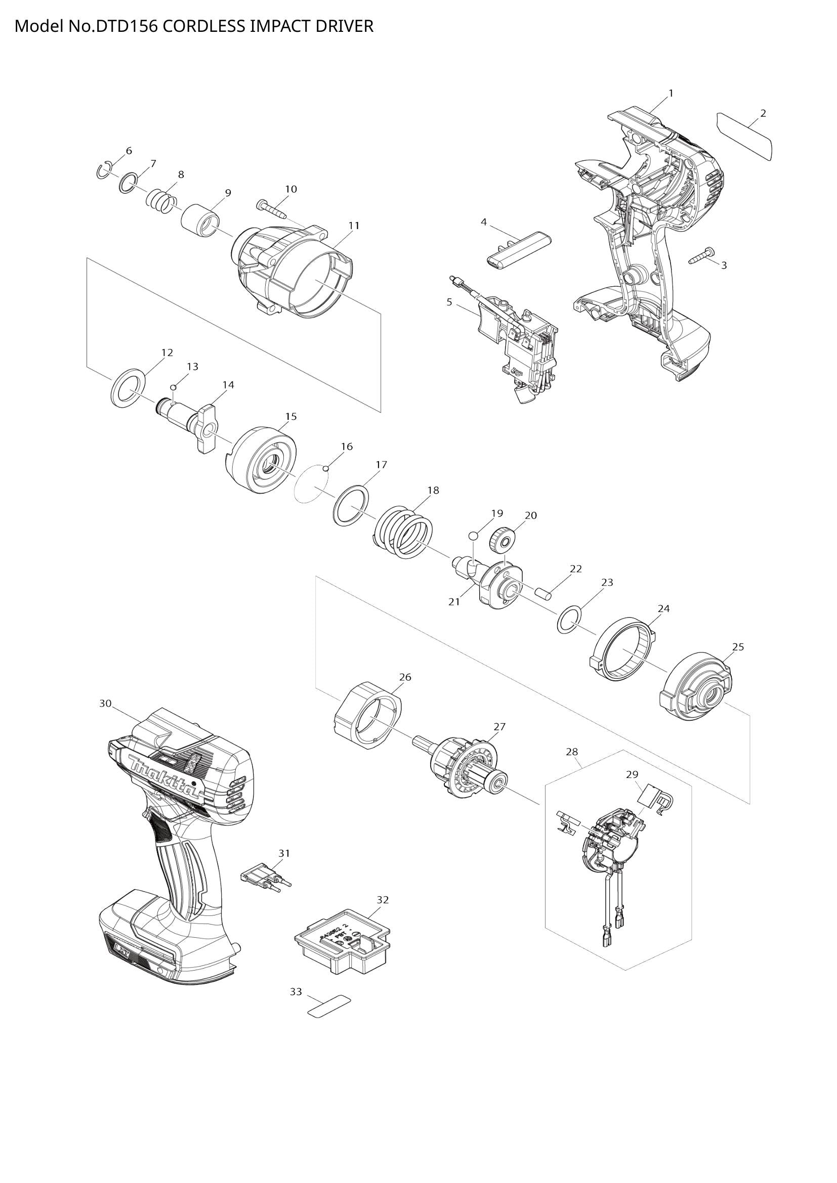 DTD156 exploded view