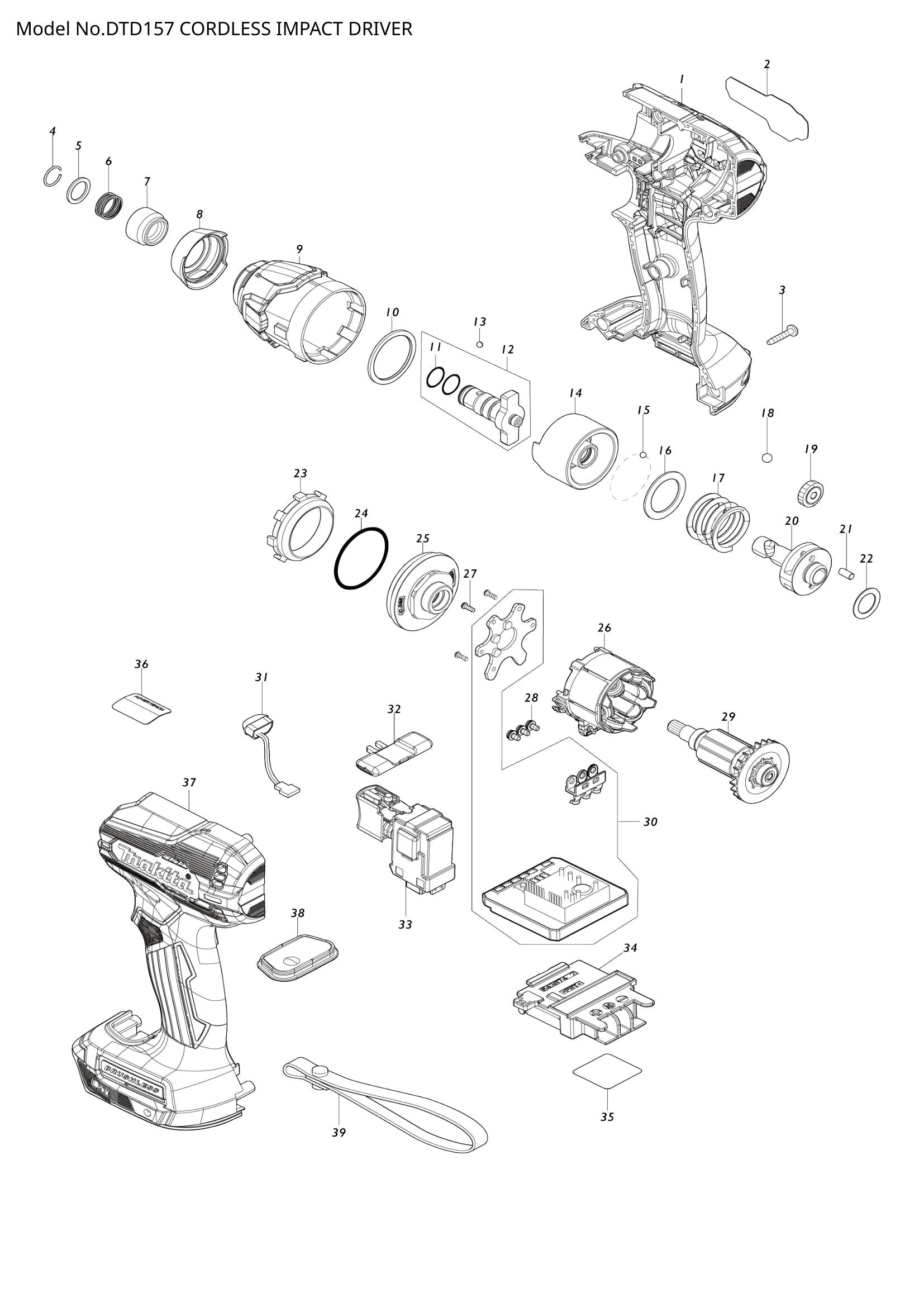DTD157 exploded view