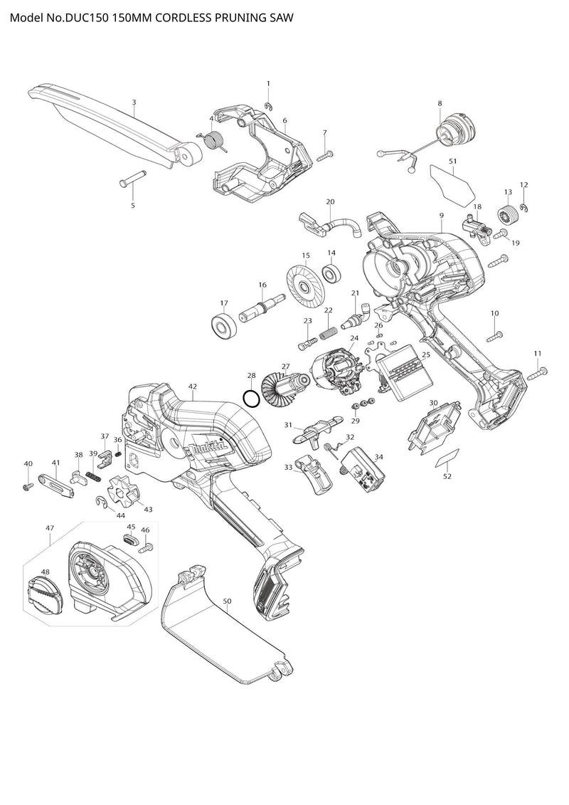 DUC150 exploded view